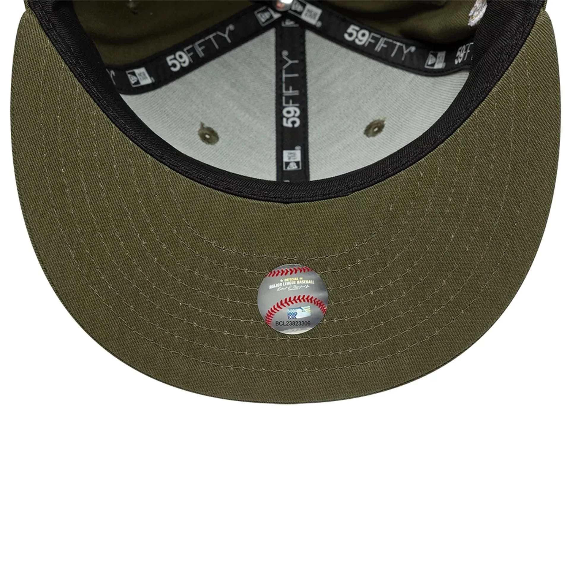 LA Dodgers MLB Green 59FIFTY Fitted Cap - Image 7