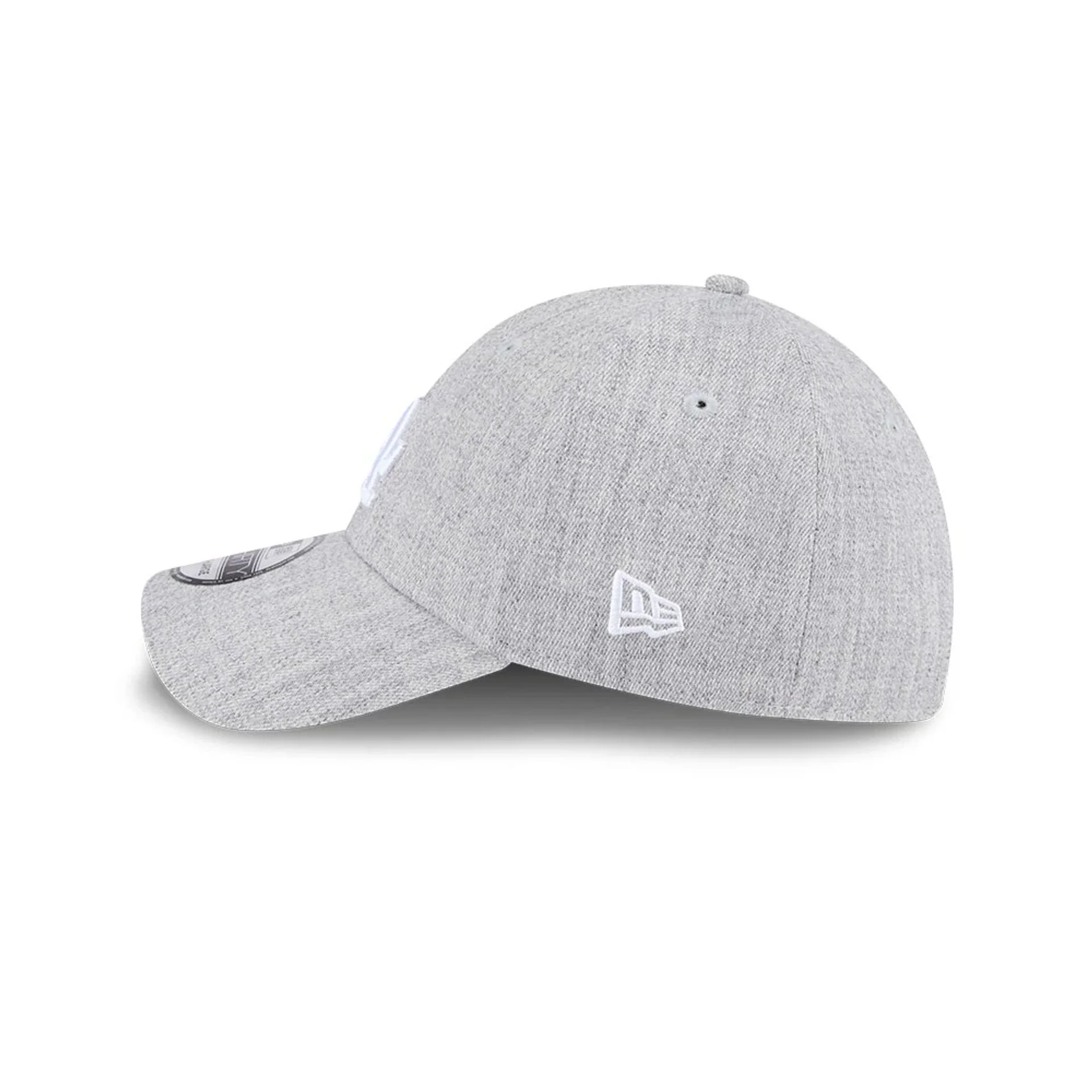 LA Dodgers MLB Heather Grey 39THIRTY Stretch Fit Cap - Image 4