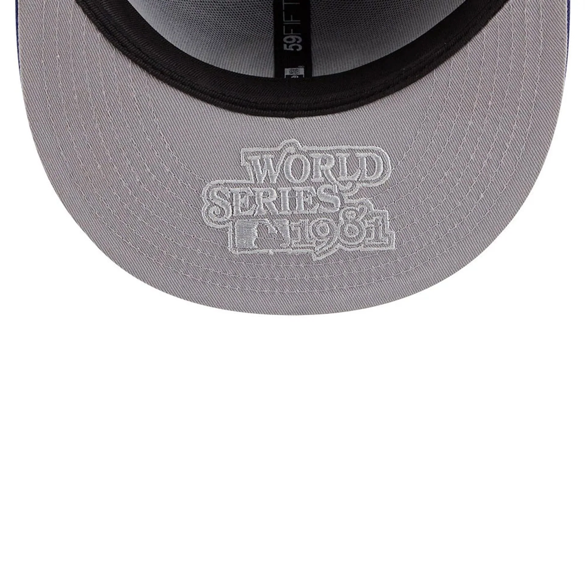 LA Dodgers MLB Hidden Hit Dark Blue 59FIFTY Fitted Cap - Image 2