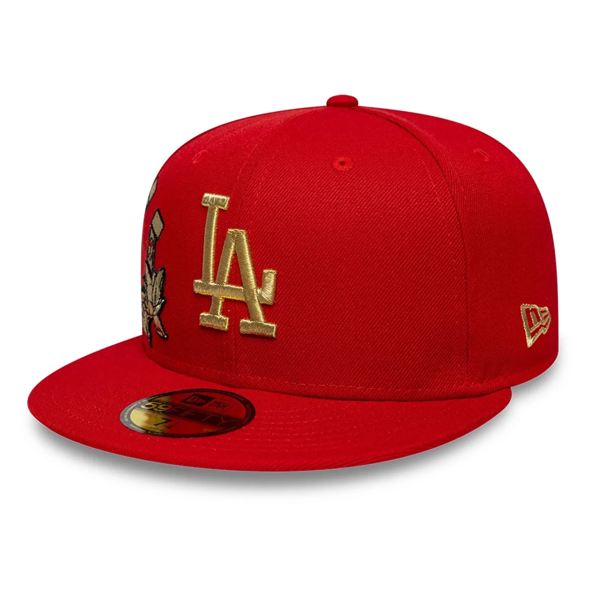 LA Dodgers MLB Horseshoe Red 59FIFTY Fitted Cap - Image 4