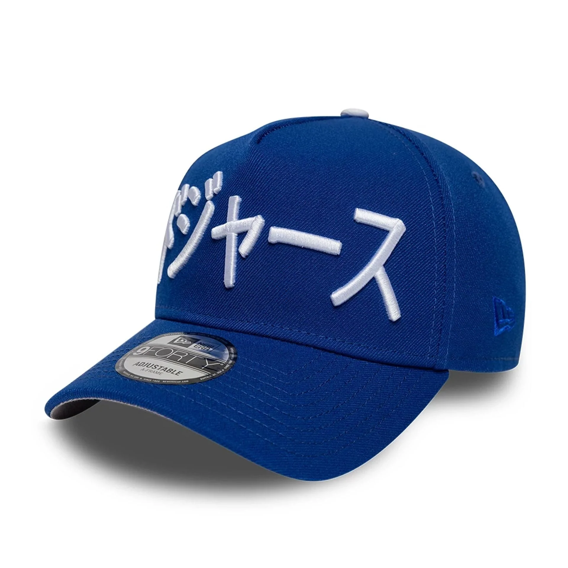LA Dodgers MLB Kanji Japan Flag Blue 9FORTY A-Frame Cap - Image 4