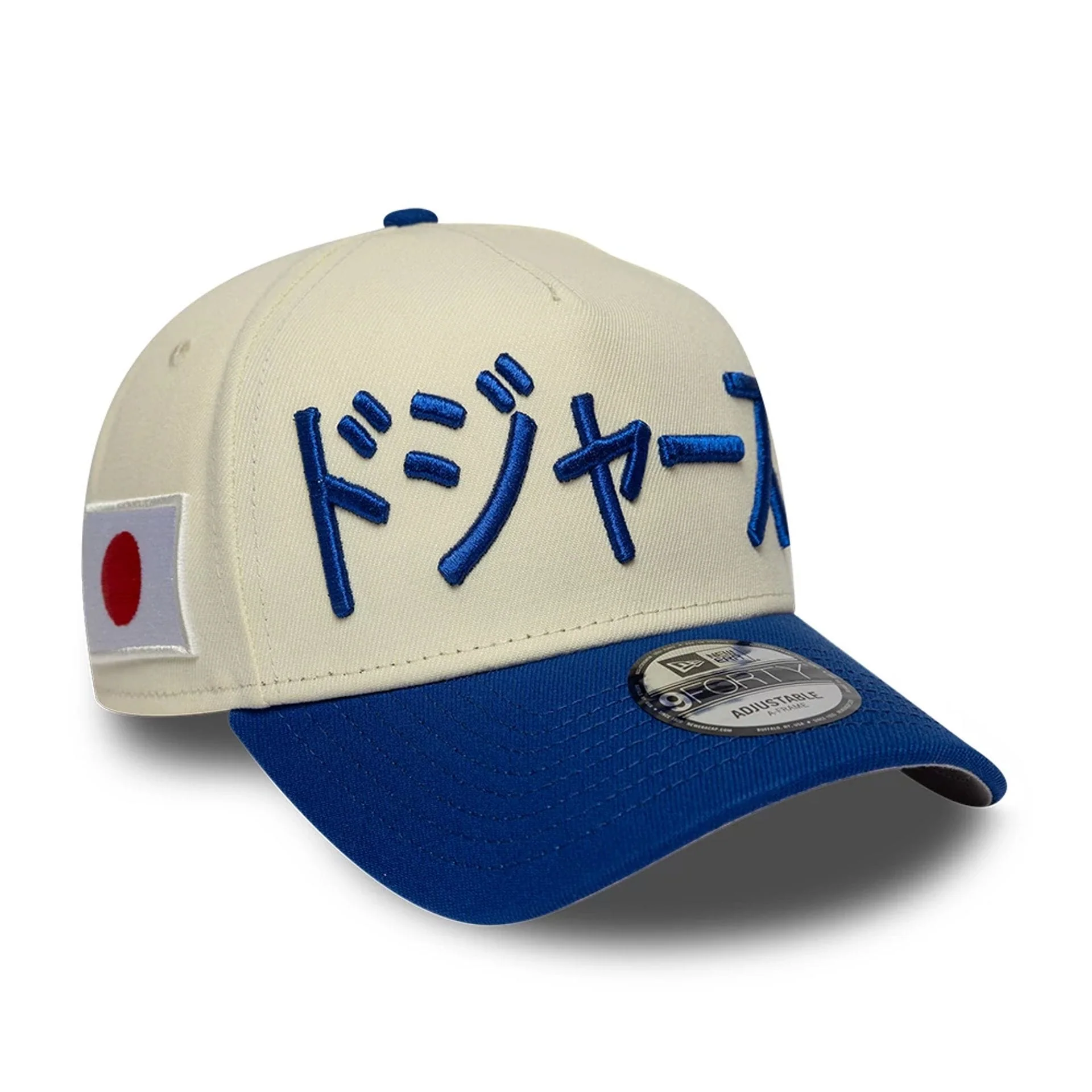 LA Dodgers MLB Kanji Japan Flag White 9FORTY A-Frame Cap