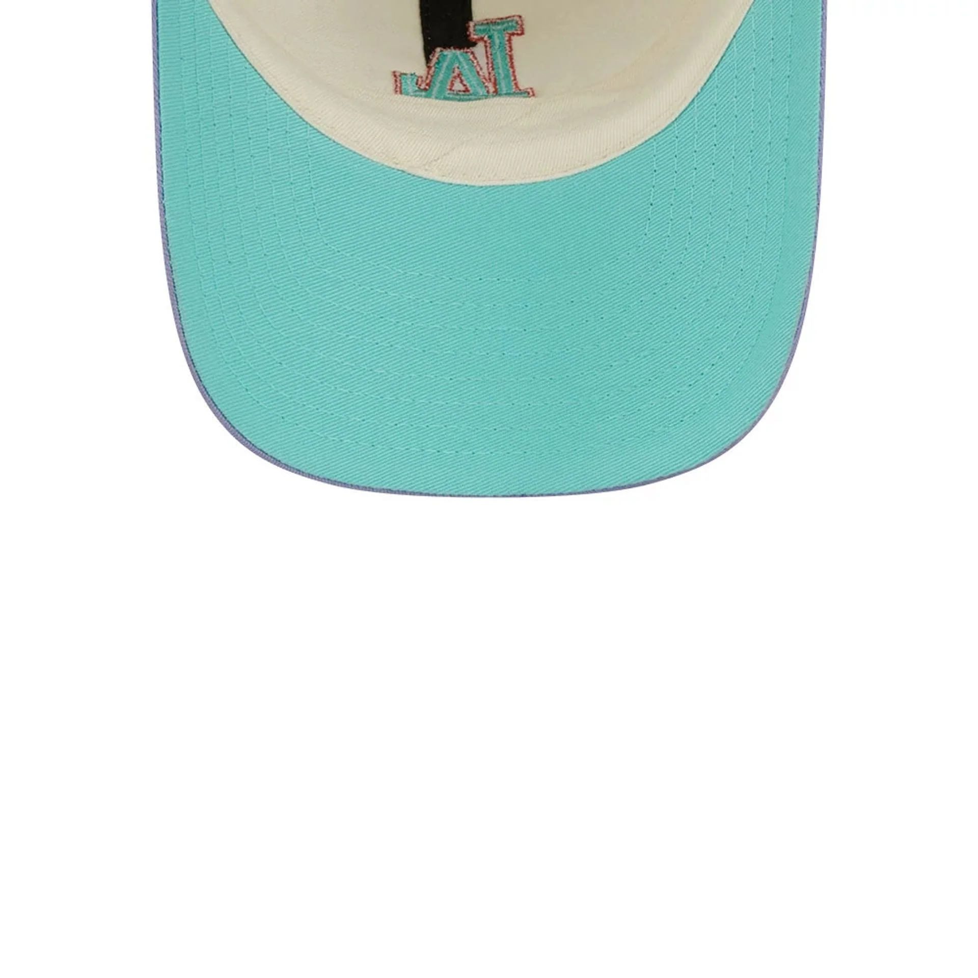 LA Dodgers MLB Lavender Flowers White Casual Classic Adjustable Cap - Image 2