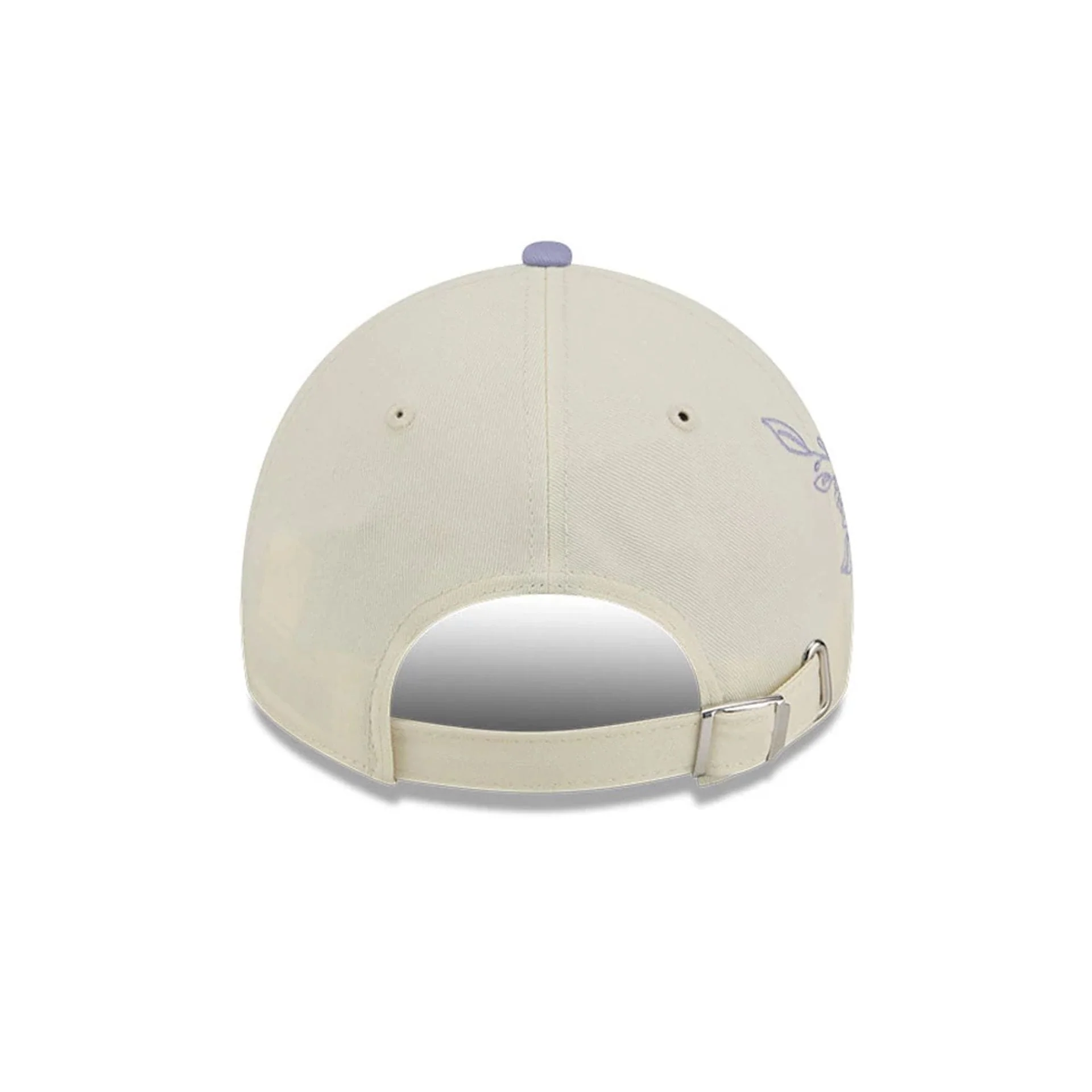 LA Dodgers MLB Lavender Flowers White Casual Classic Adjustable Cap - Image 7