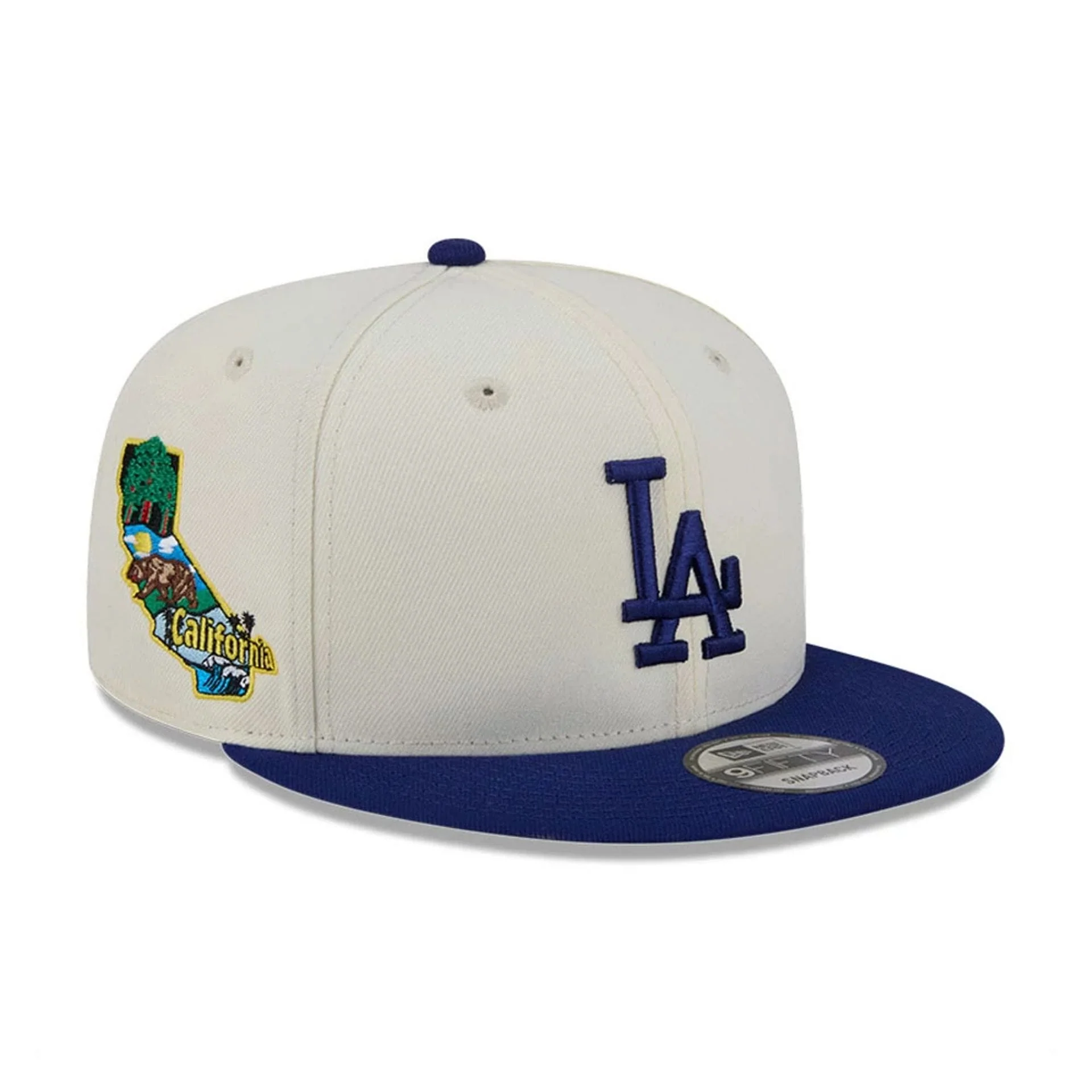 LA Dodgers MLB Localized White 9FIFTY Snapback Adjustable Cap