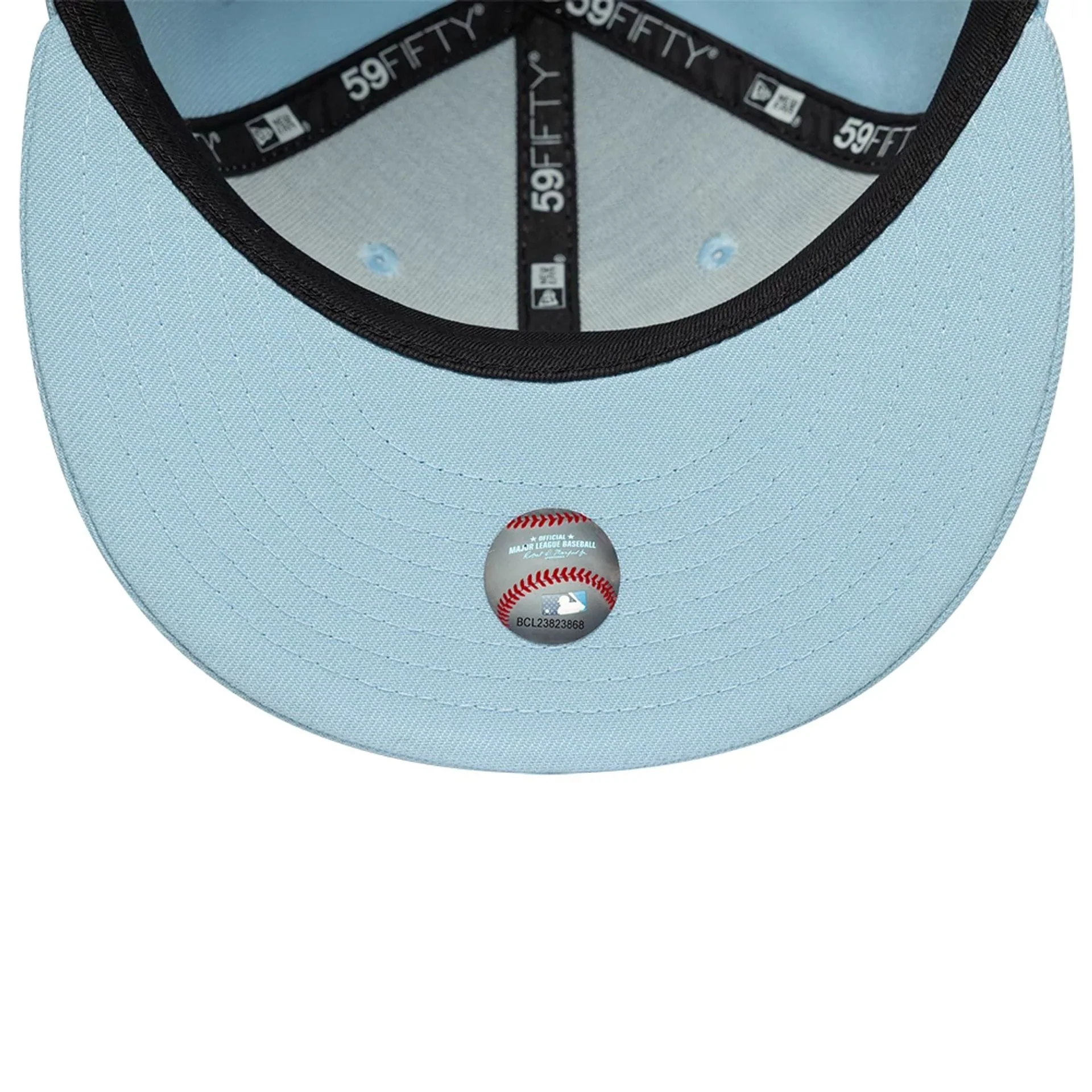 LA Dodgers MLB Pastel Blue 59FIFTY Fitted Cap - Image 7