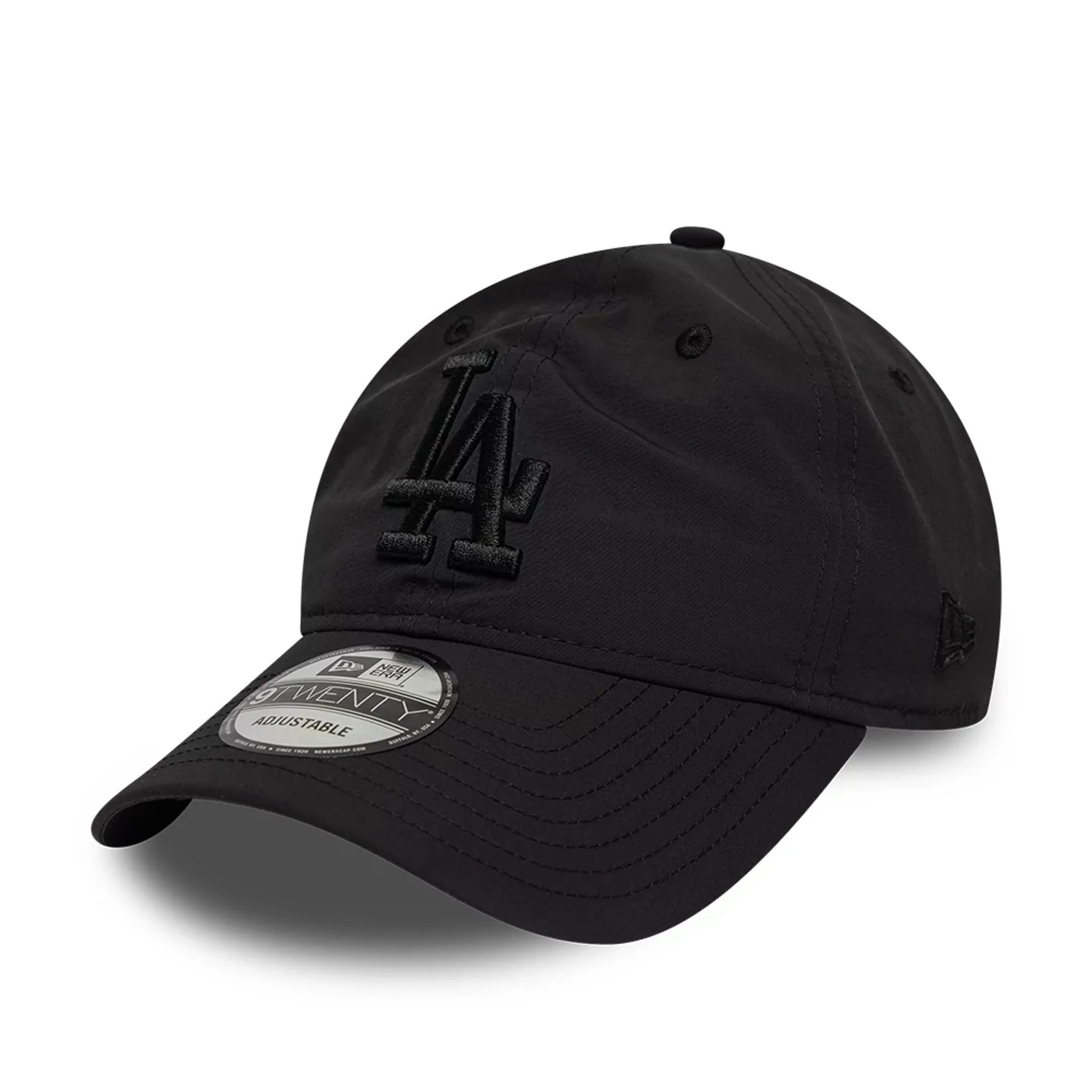 LA Dodgers MLB Recycled Black On Black 9TWENTY Adjustable Cap