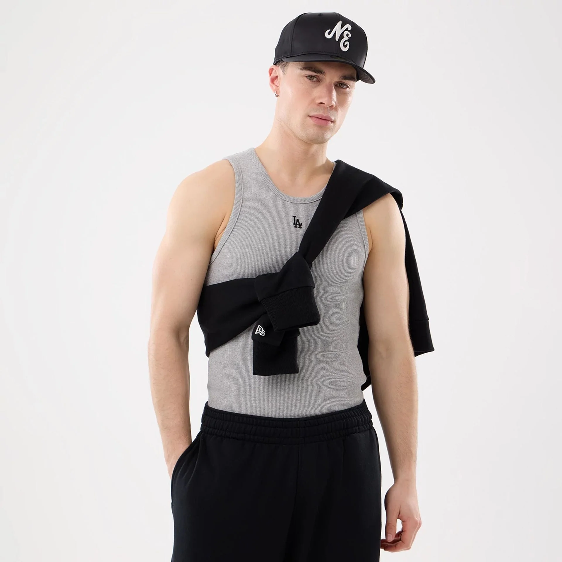LA Dodgers MLB Rib Grey Vest