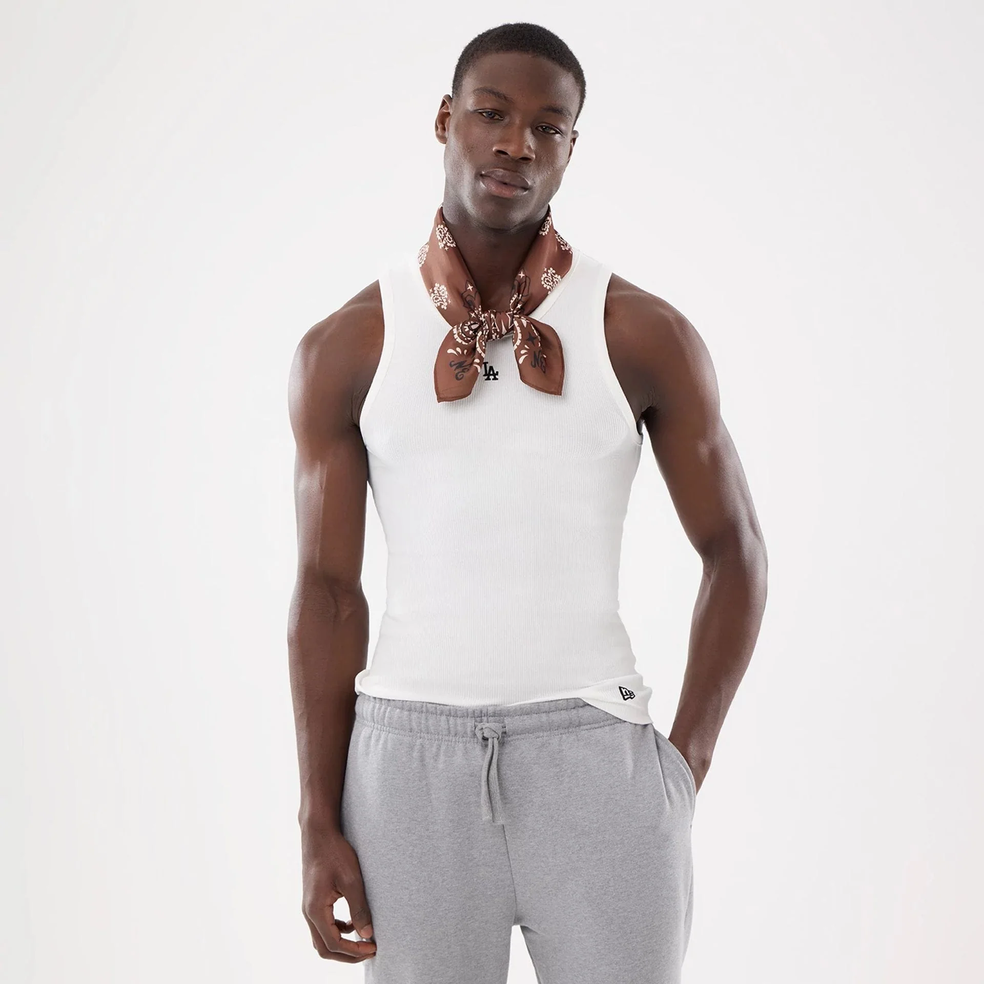 LA Dodgers MLB Rib White Vest
