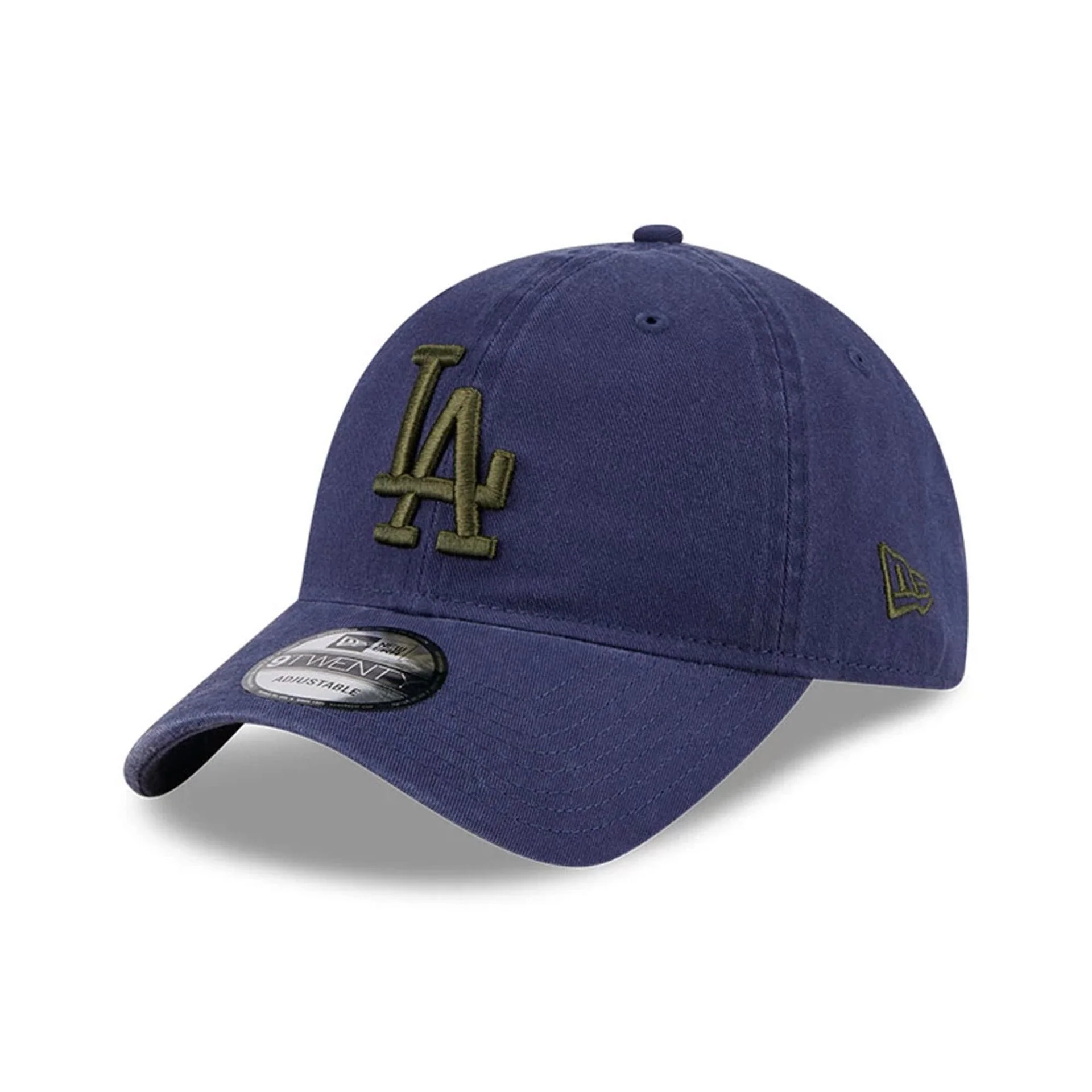 LA Dodgers MLB Rifle Green Logo Navy 9TWENTY Adjustable Cap