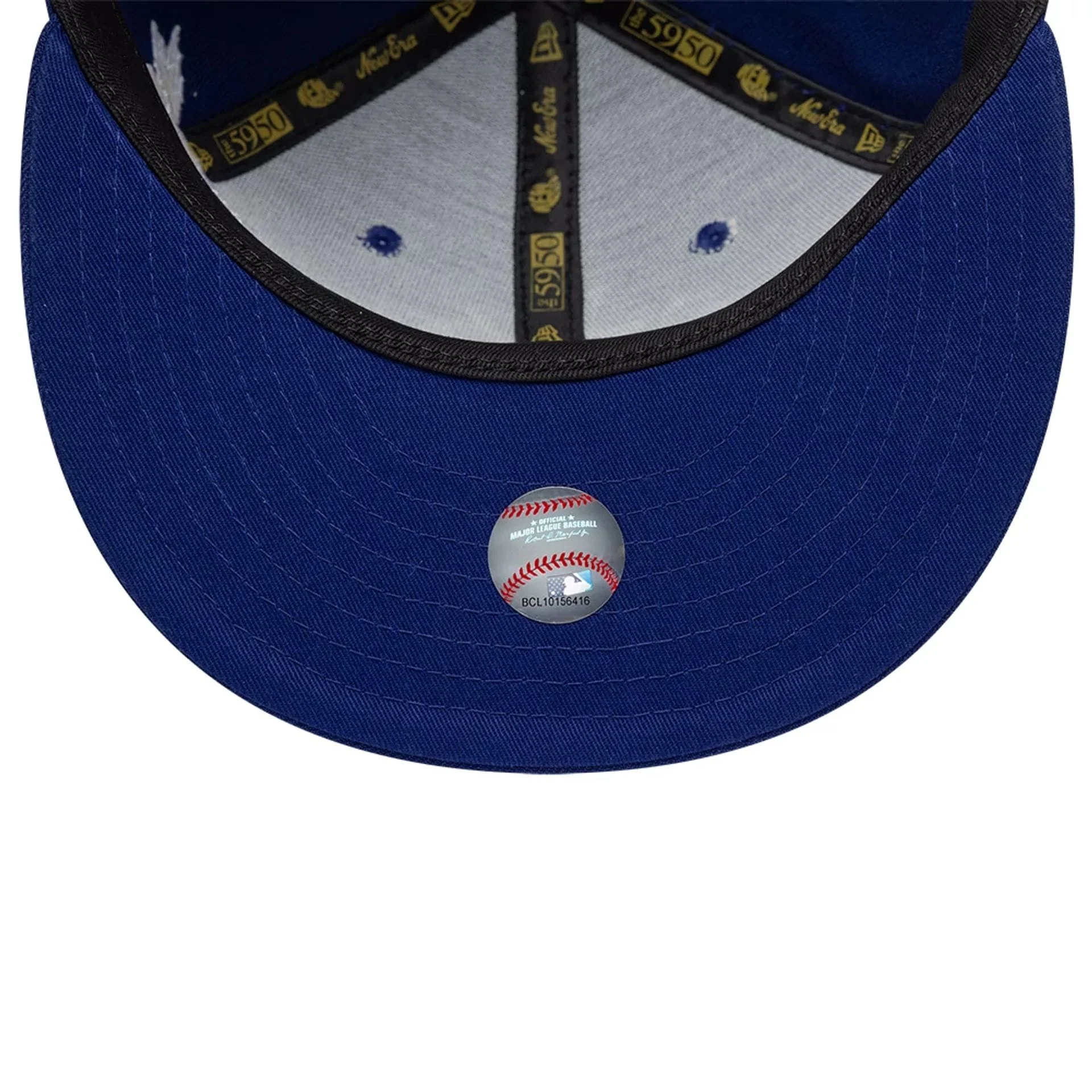 LA Dodgers MLB Scribble Dark Blue 59FIFTY Fitted Cap - Image 7