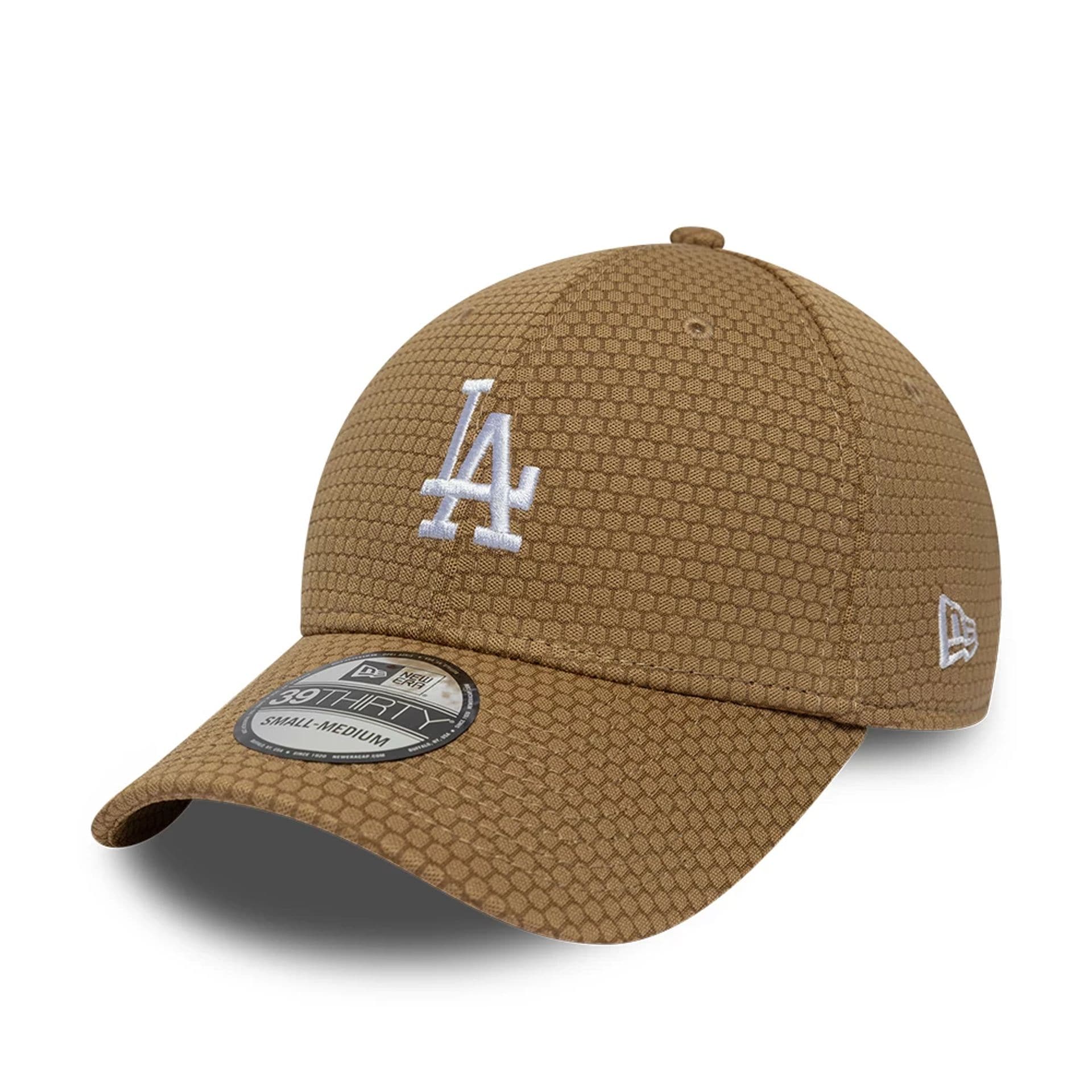 LA Dodgers MLB Tech Dark Beige 39THIRTY Stretch Fit Cap