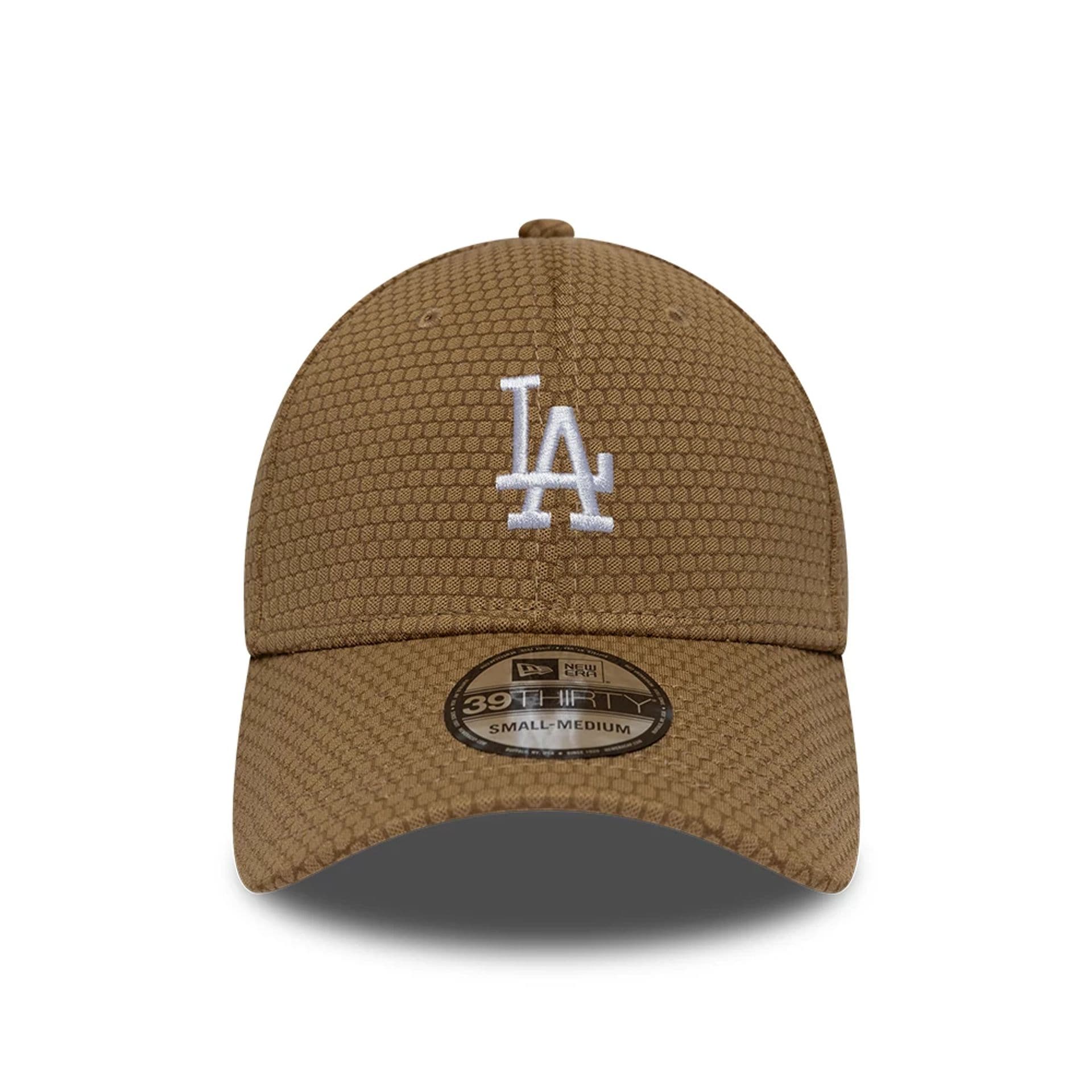 LA Dodgers MLB Tech Dark Beige 39THIRTY Stretch Fit Cap - Image 2