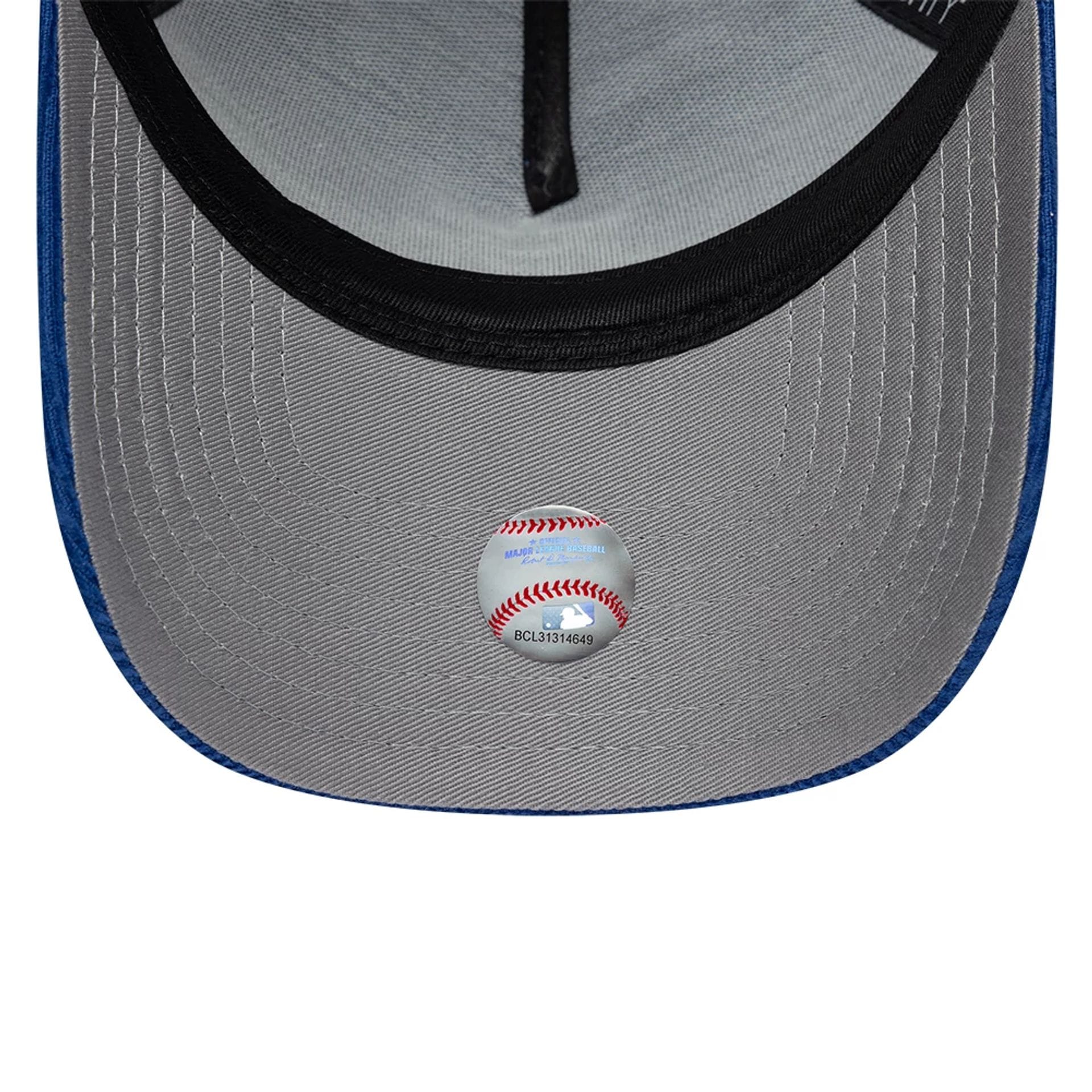 LA Dodgers MLB Upside Down Dark Blue 9FORTY A-Frame Cap - Image 2