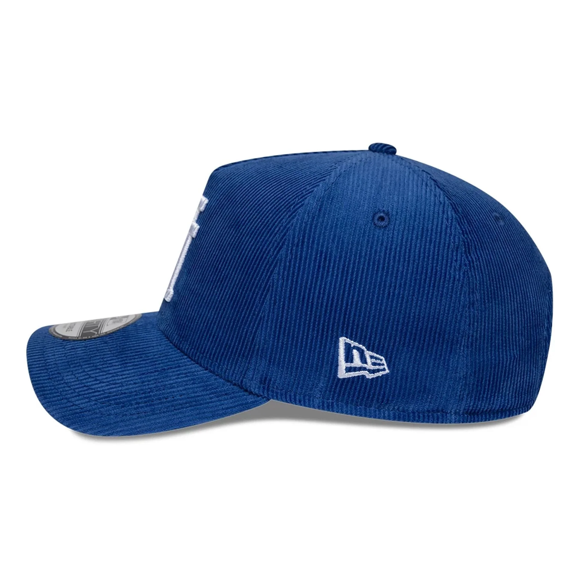 LA Dodgers MLB Upside Down Dark Blue 9FORTY A-Frame Cap - Image 6