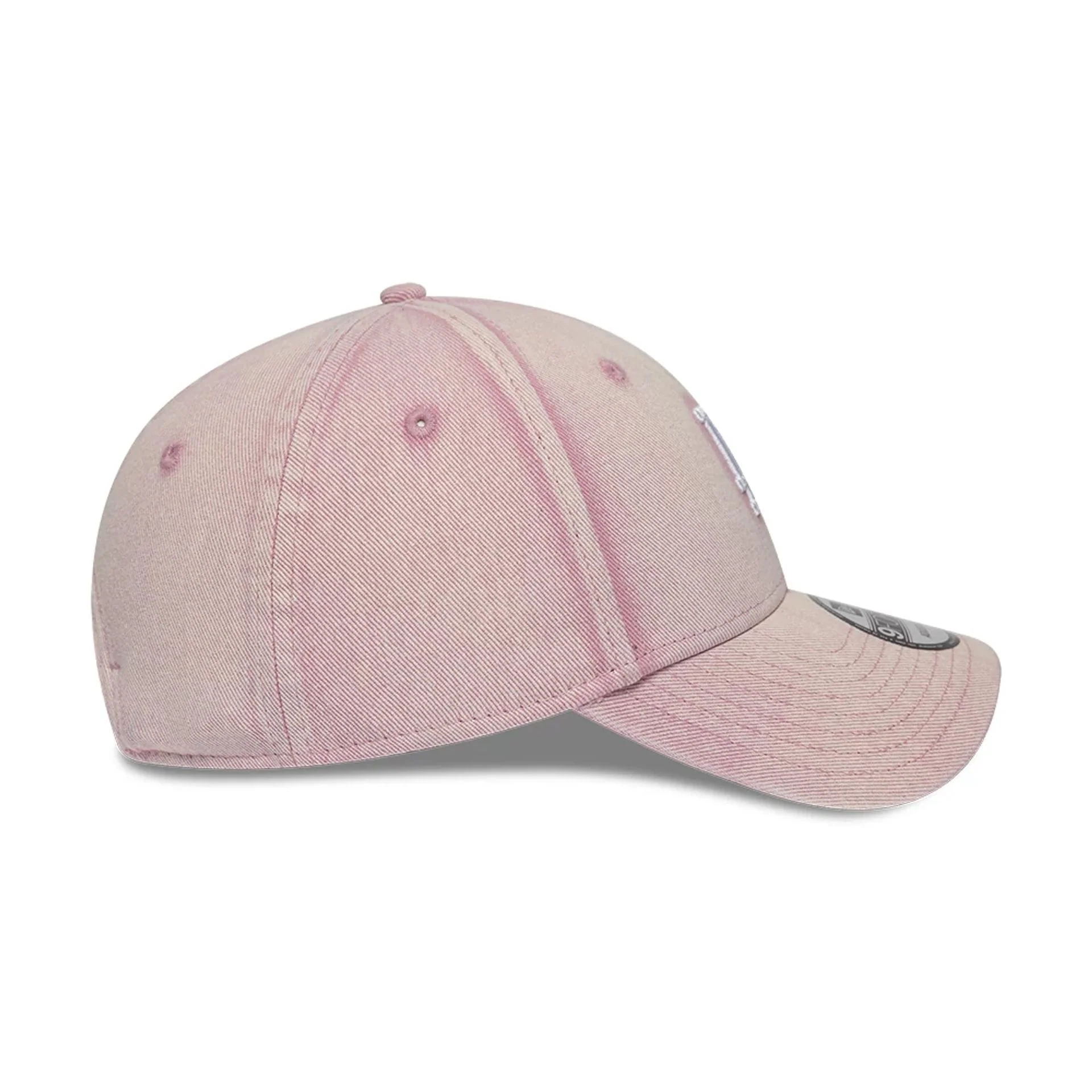 LA Dodgers MLB Washed Denim Pastel Pink 9FORTY Adjustable Cap - Image 5