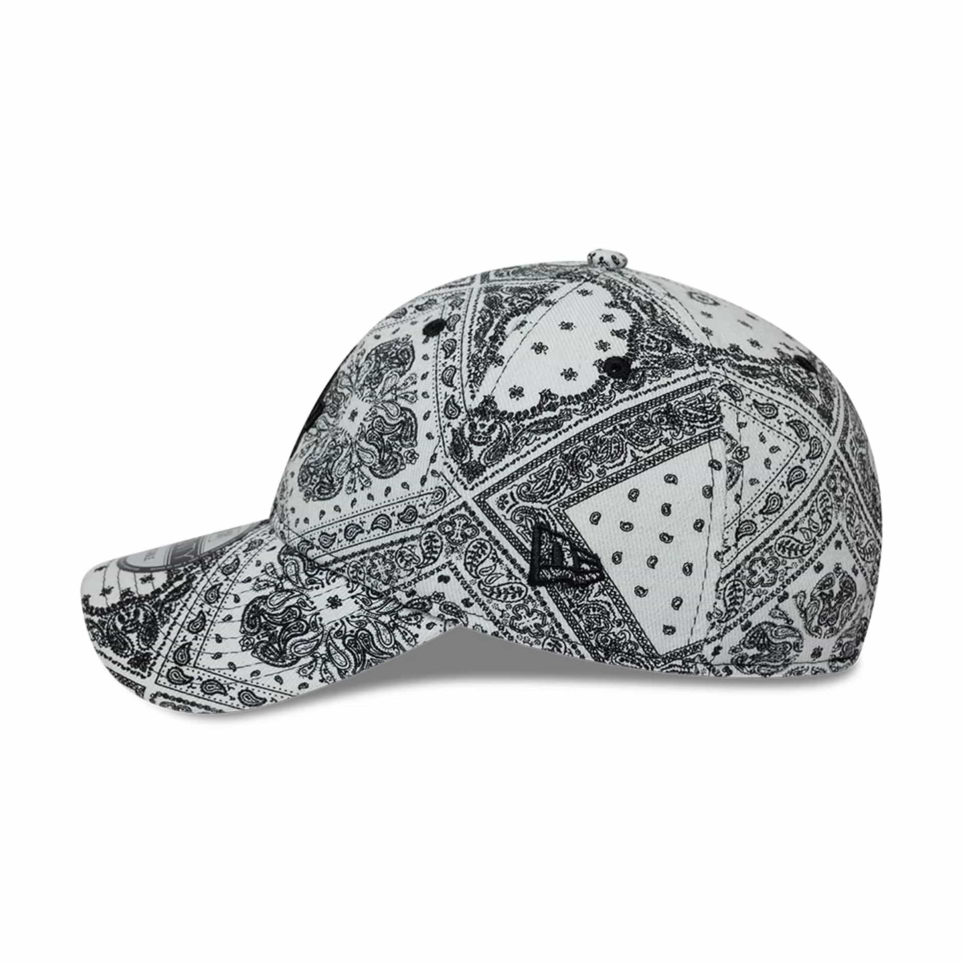 LA Dodgers MLB Washed Paisley White 9TWENTY Adjustable Cap - Image 6