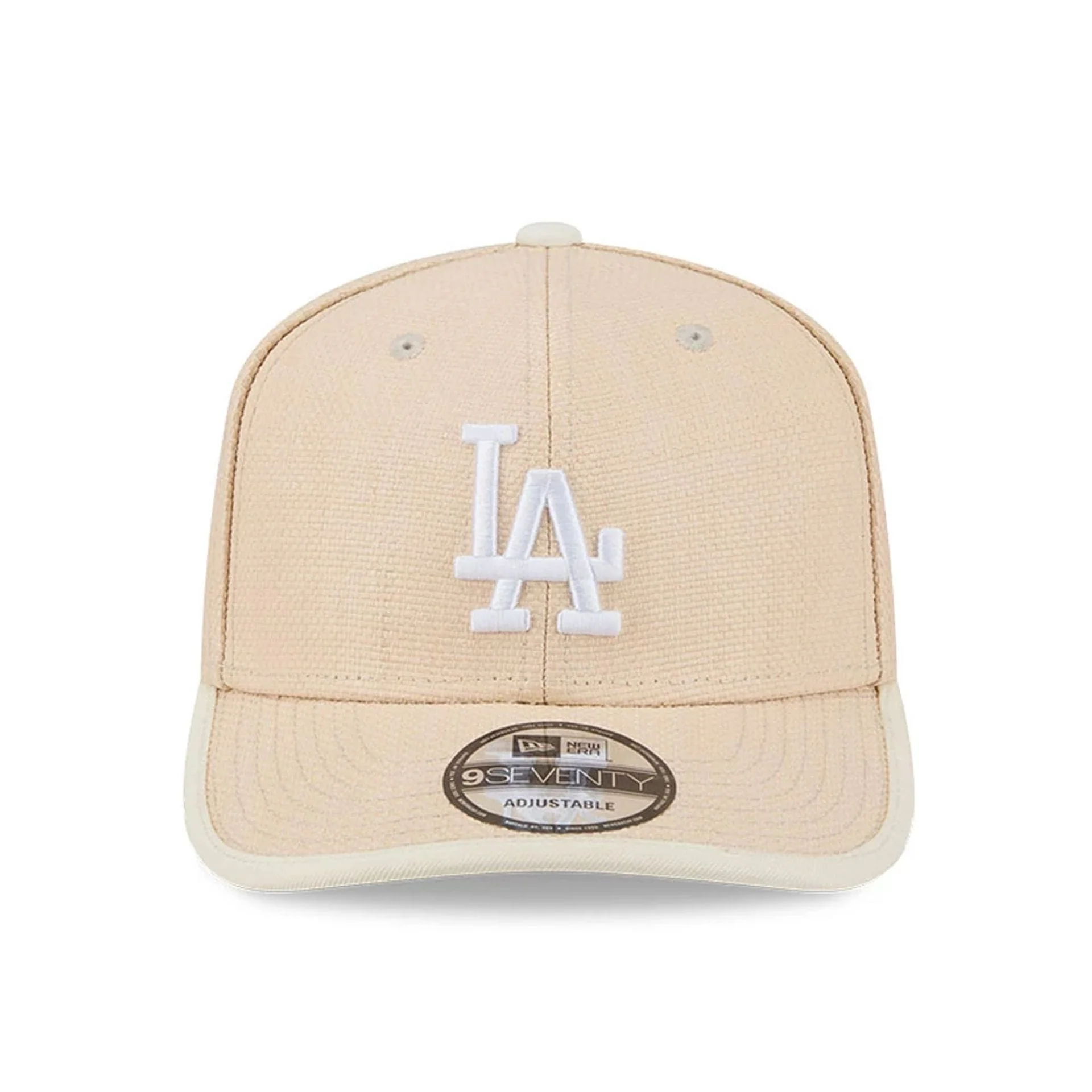 LA Dodgers MLB Wicker Cream 9SEVENTY Stretch Snap Adjustable Cap - Image 3