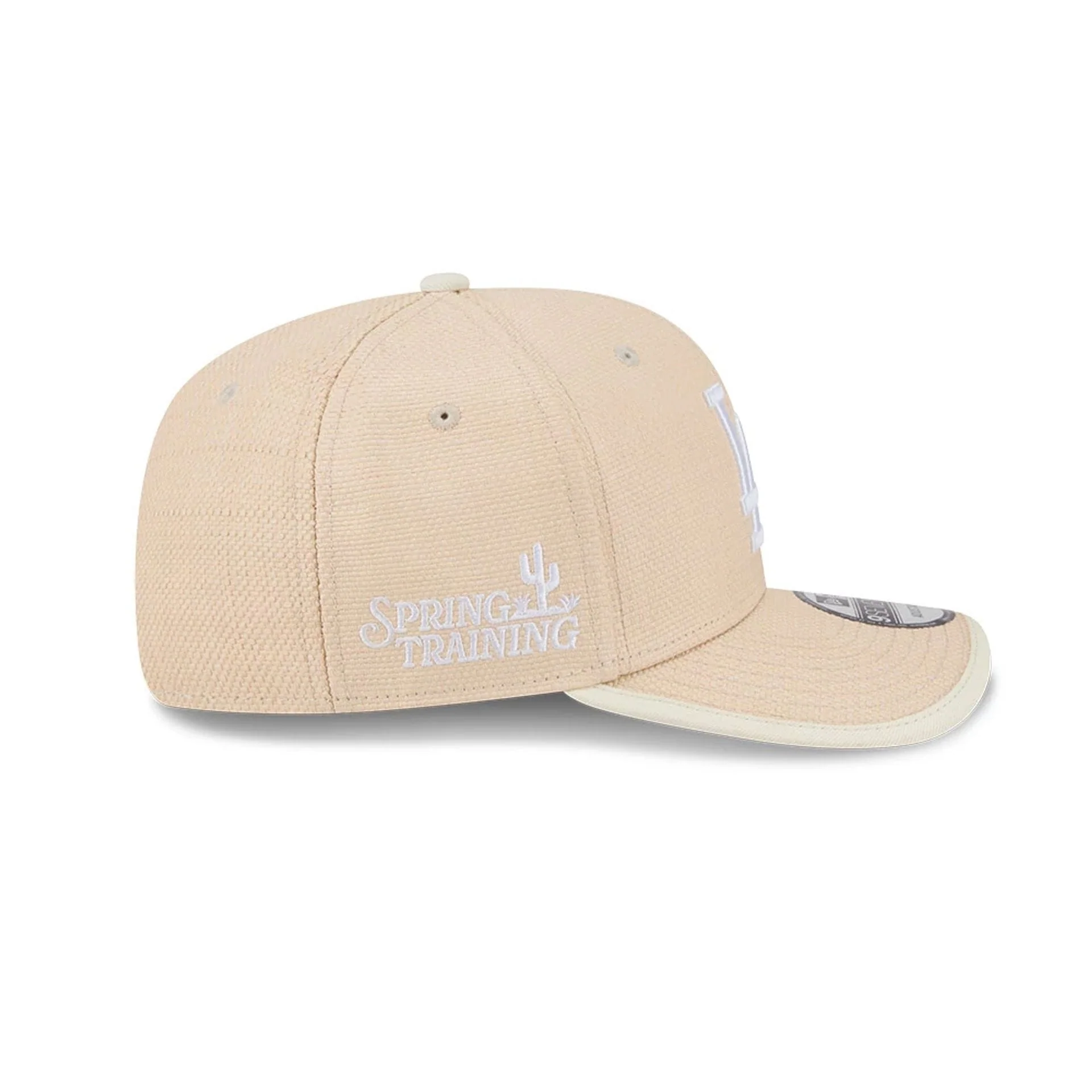 LA Dodgers MLB Wicker Cream 9SEVENTY Stretch Snap Adjustable Cap - Image 5