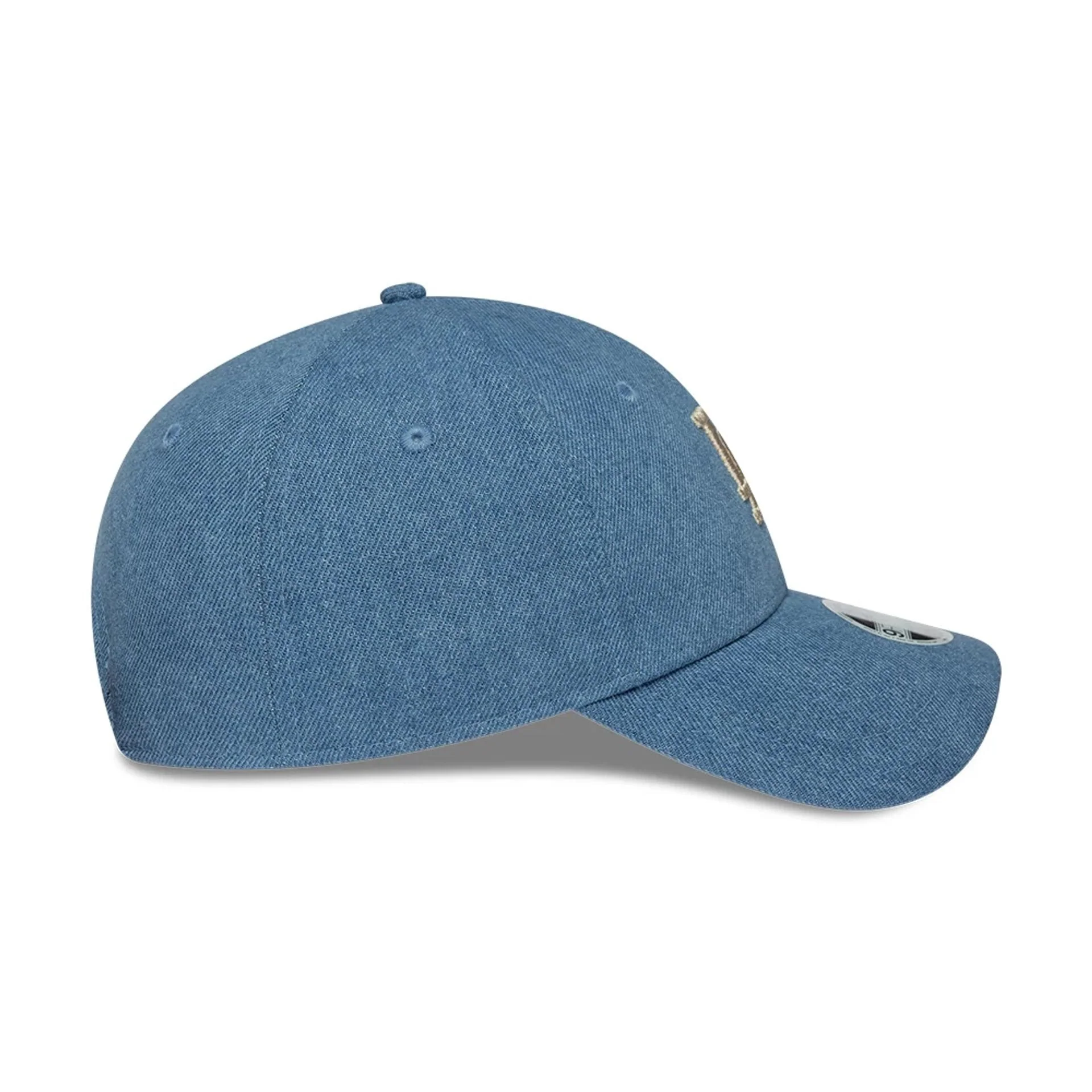 LA Dodgers Womens MLB Denim Pastel Blue 9FORTY Bowback Adjustable Cap - Image 6