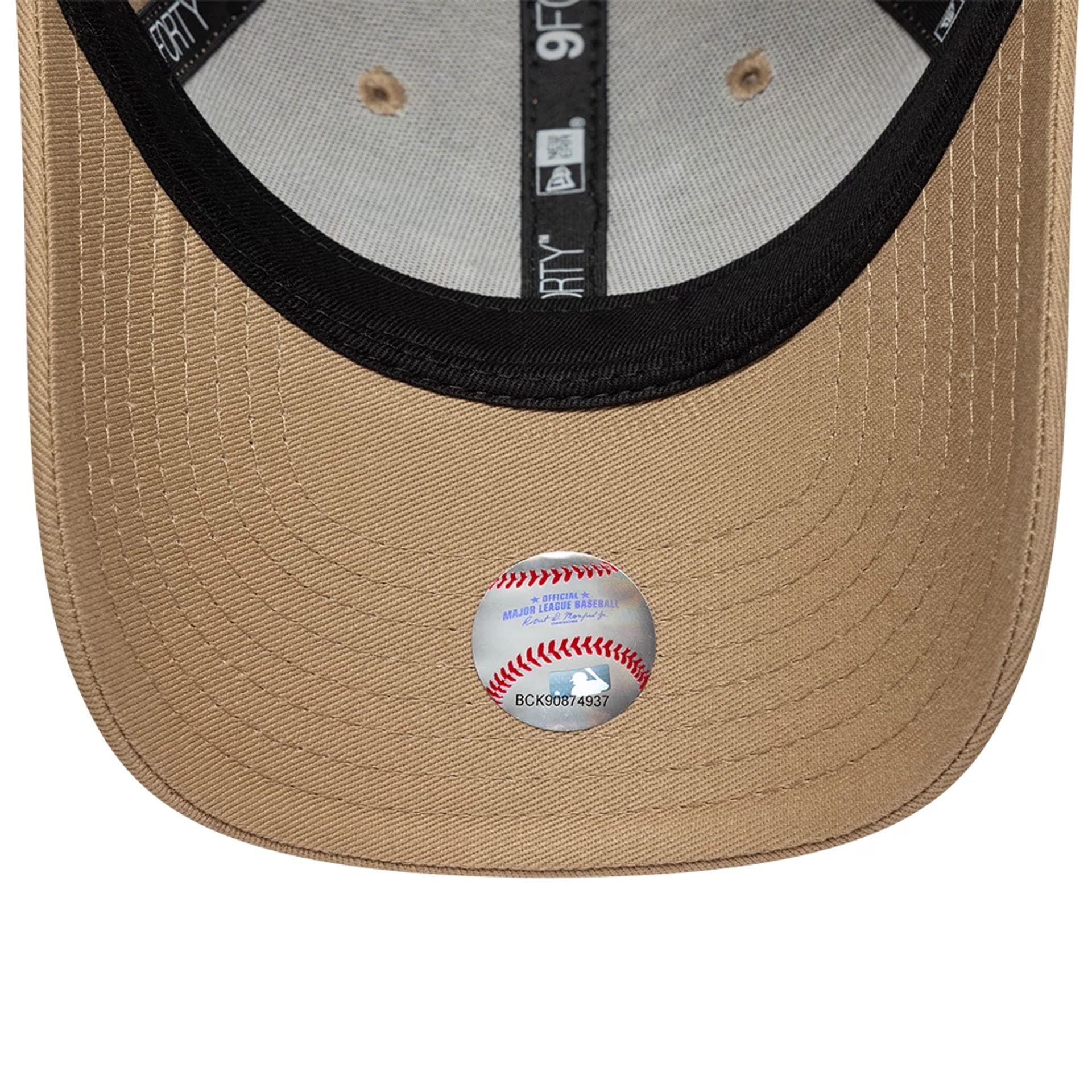 LA Dodgers Youth MLB Icon Light Beige 9FORTY Adjustable Cap - Image 5