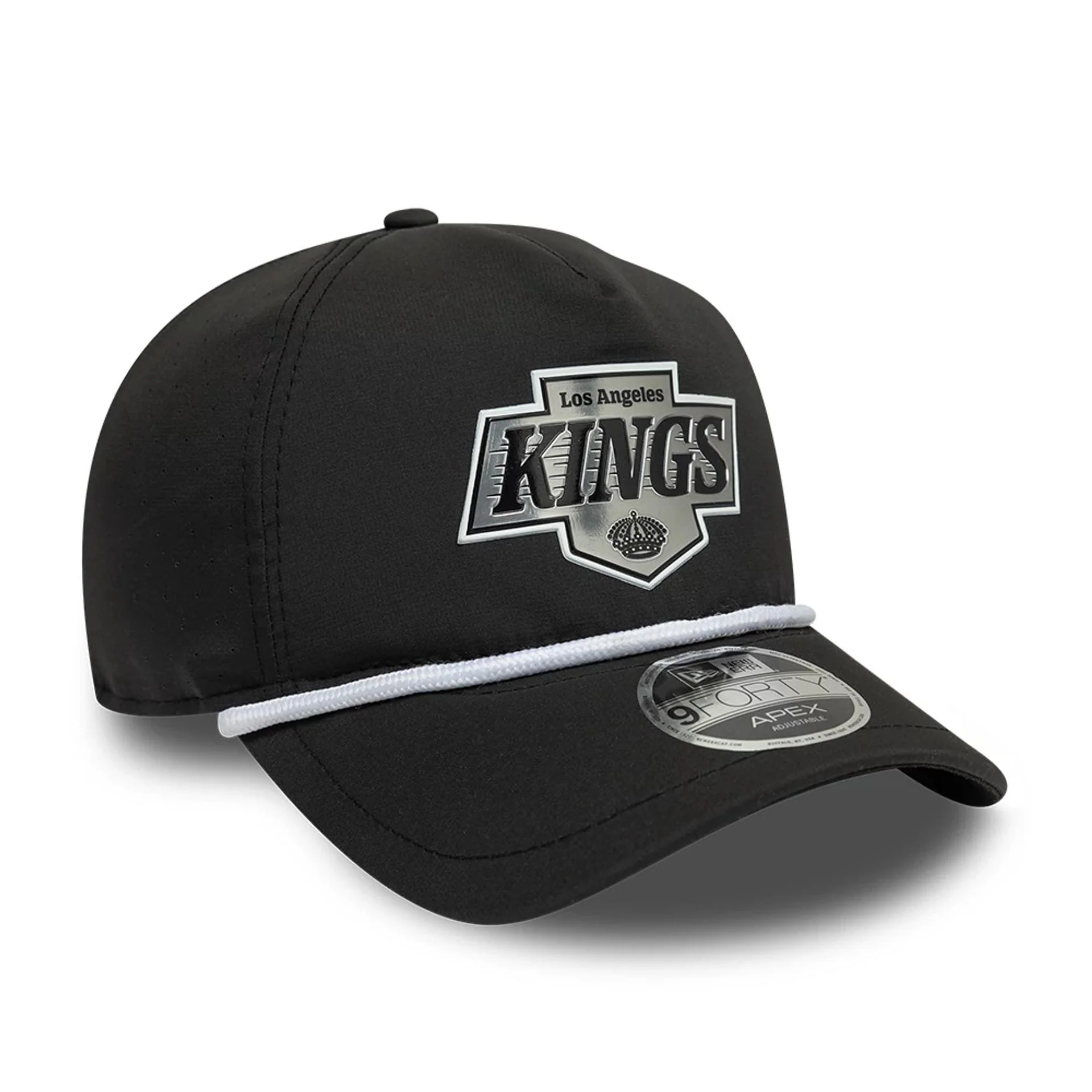 LA Kings NHL Quickstrike Black 9FORTY Apex Adjustable Cap - Image 3