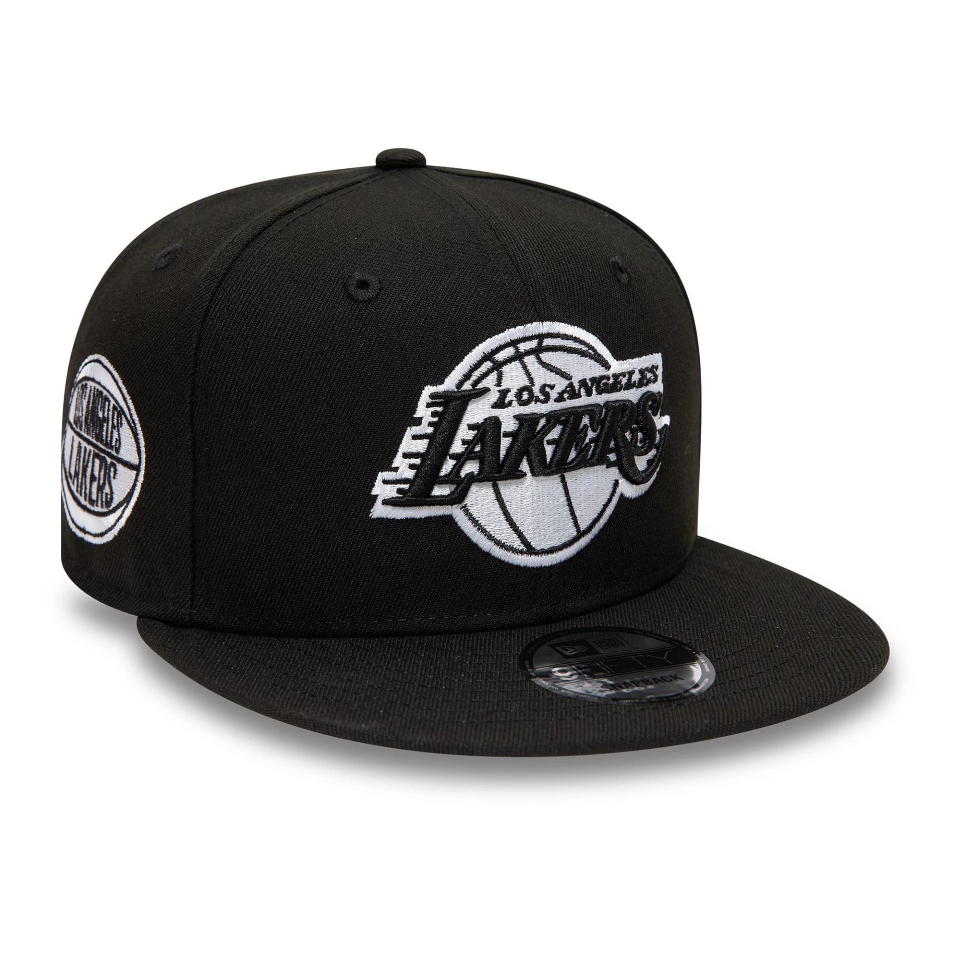 LA Lakers NBA Black 9FIFTY Snapback Adjustable Cap