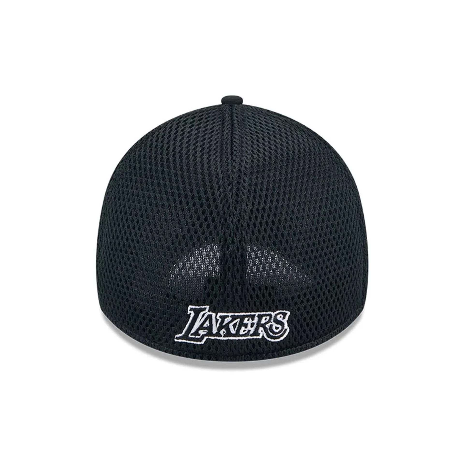 LA Lakers NBA Evergreen Neo Black 39THIRTY Stretch Fit Cap - Image 2