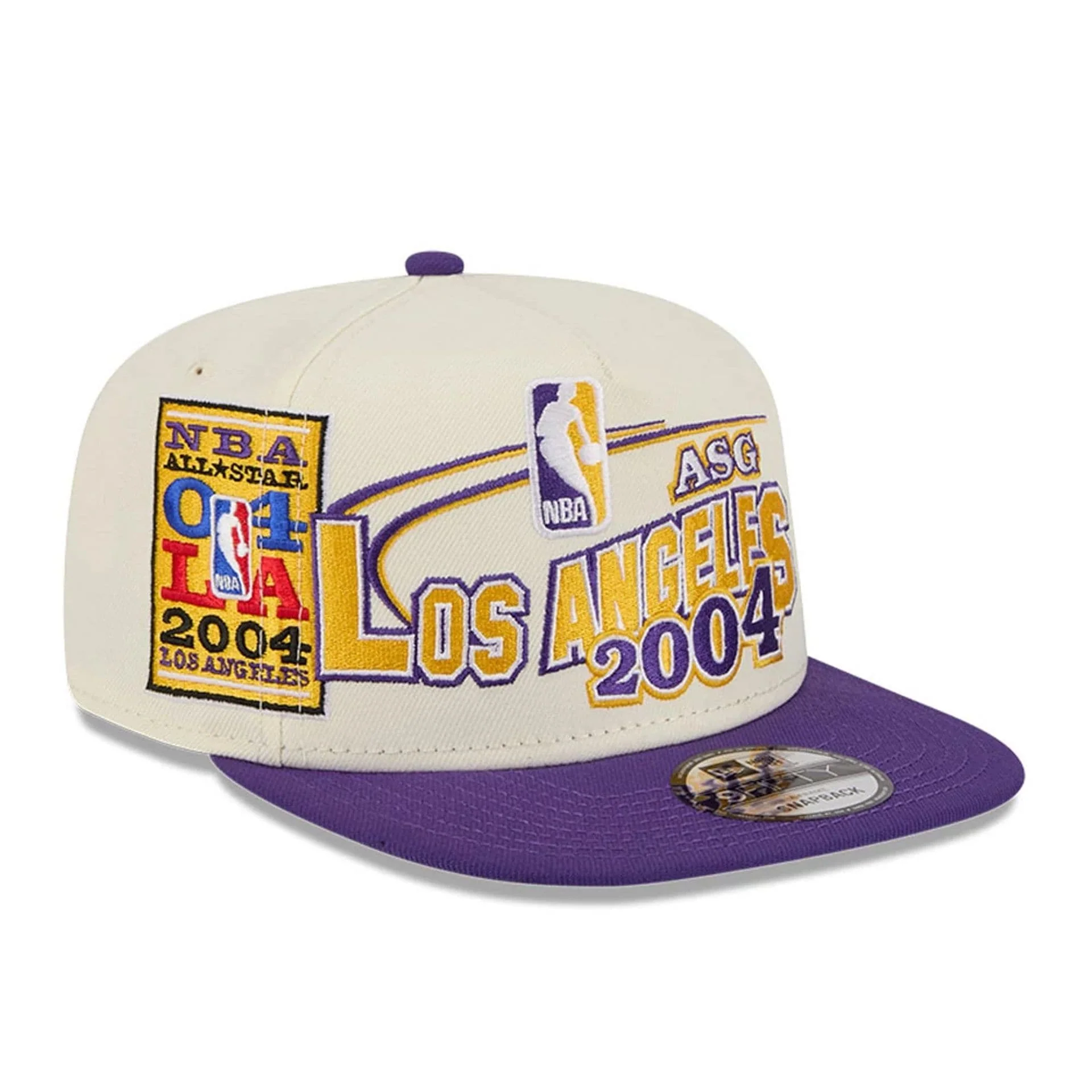 LA Lakers NBA Hardwood Classic ASG White 9FIFTY A-Frame Snapback Cap
