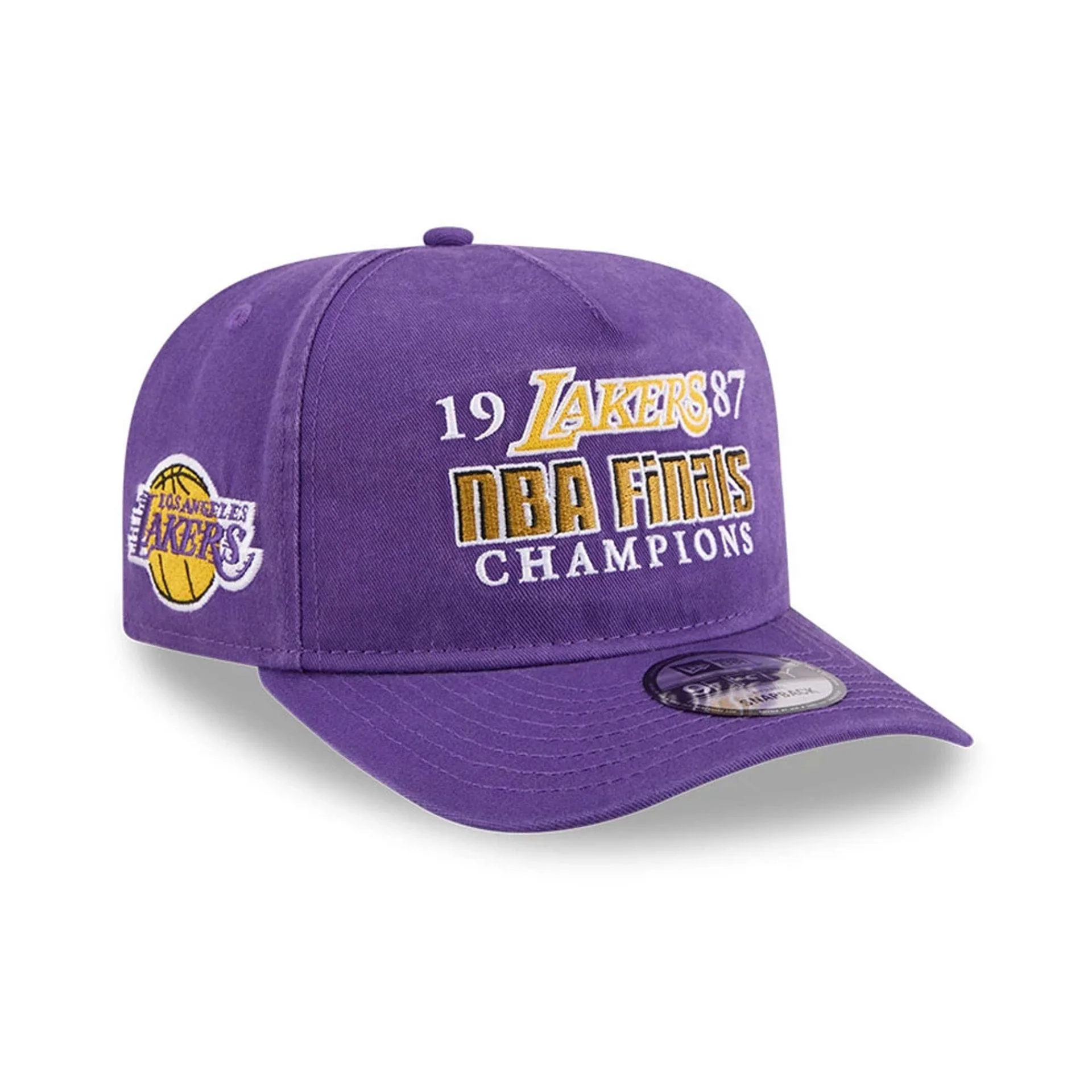 LA Lakers NBA Historic Purple 9FIFTY A-Frame Snapback Adjustable Cap