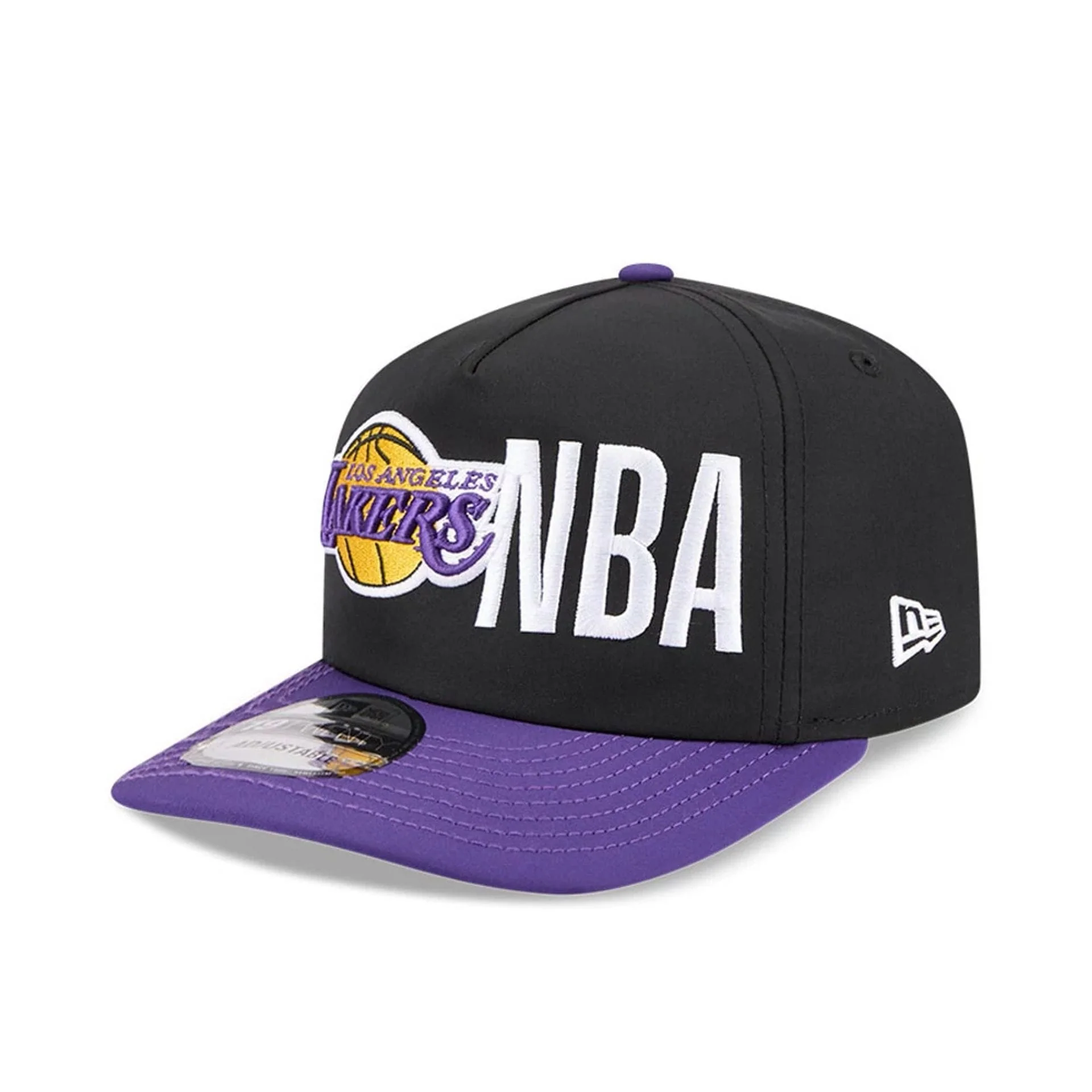 LA Lakers NBA Team Logo Black 19TWENTY Adjustable Cap