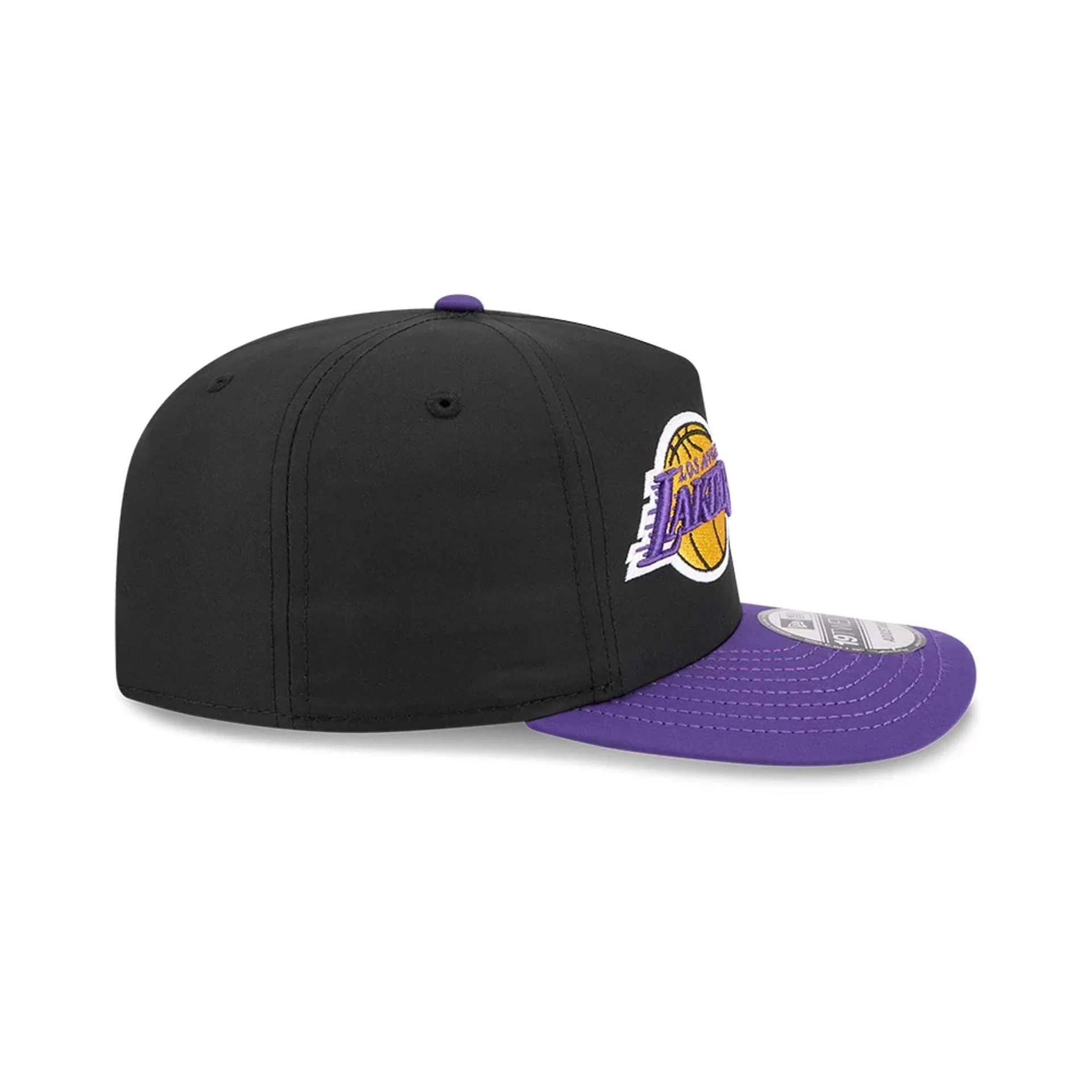 LA Lakers NBA Team Logo Black 19TWENTY Adjustable Cap - Image 6