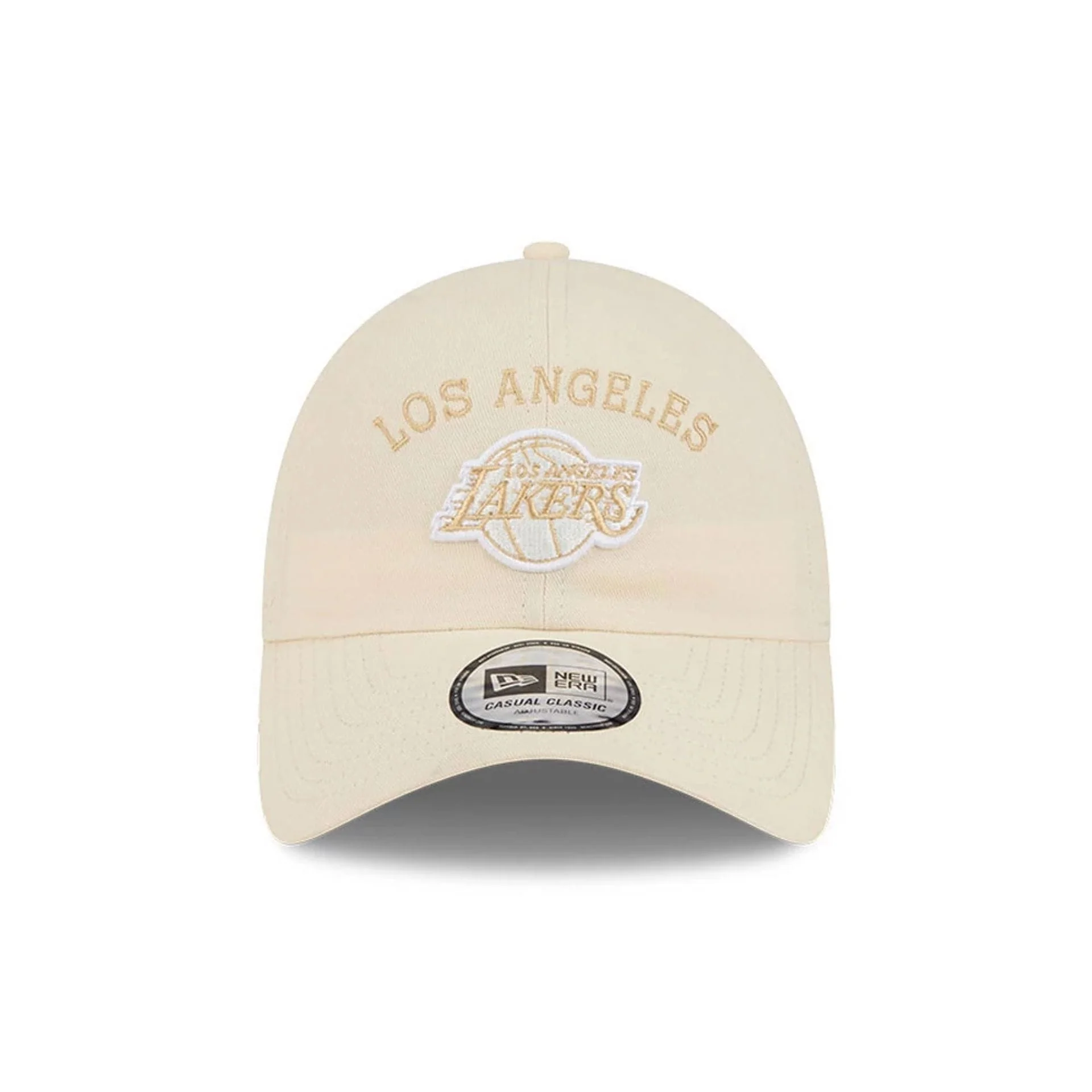 LA Lakers NBA Team Logo White Casual Classic Adjustable Cap - Image 3