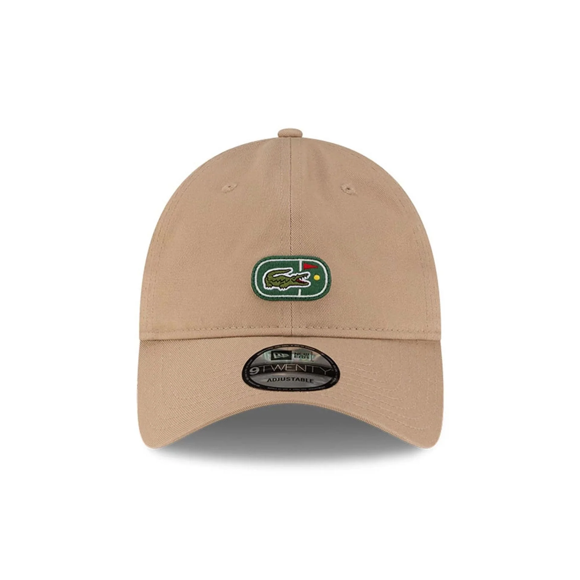 Lacoste X New Era Beige 9TWENTY Adjustable Cap - Image 3