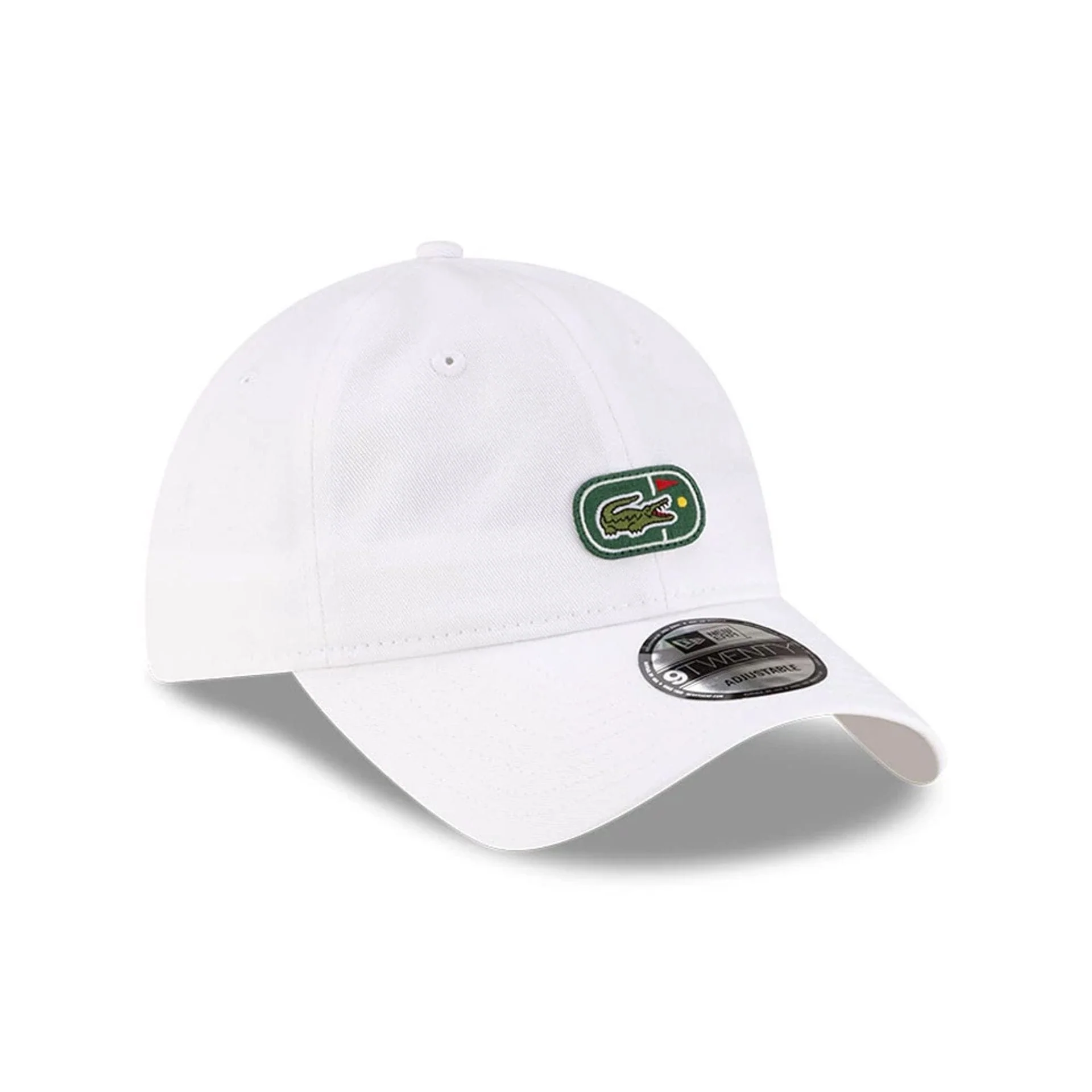 Lacoste X New Era White 9TWENTY Adjustable Cap