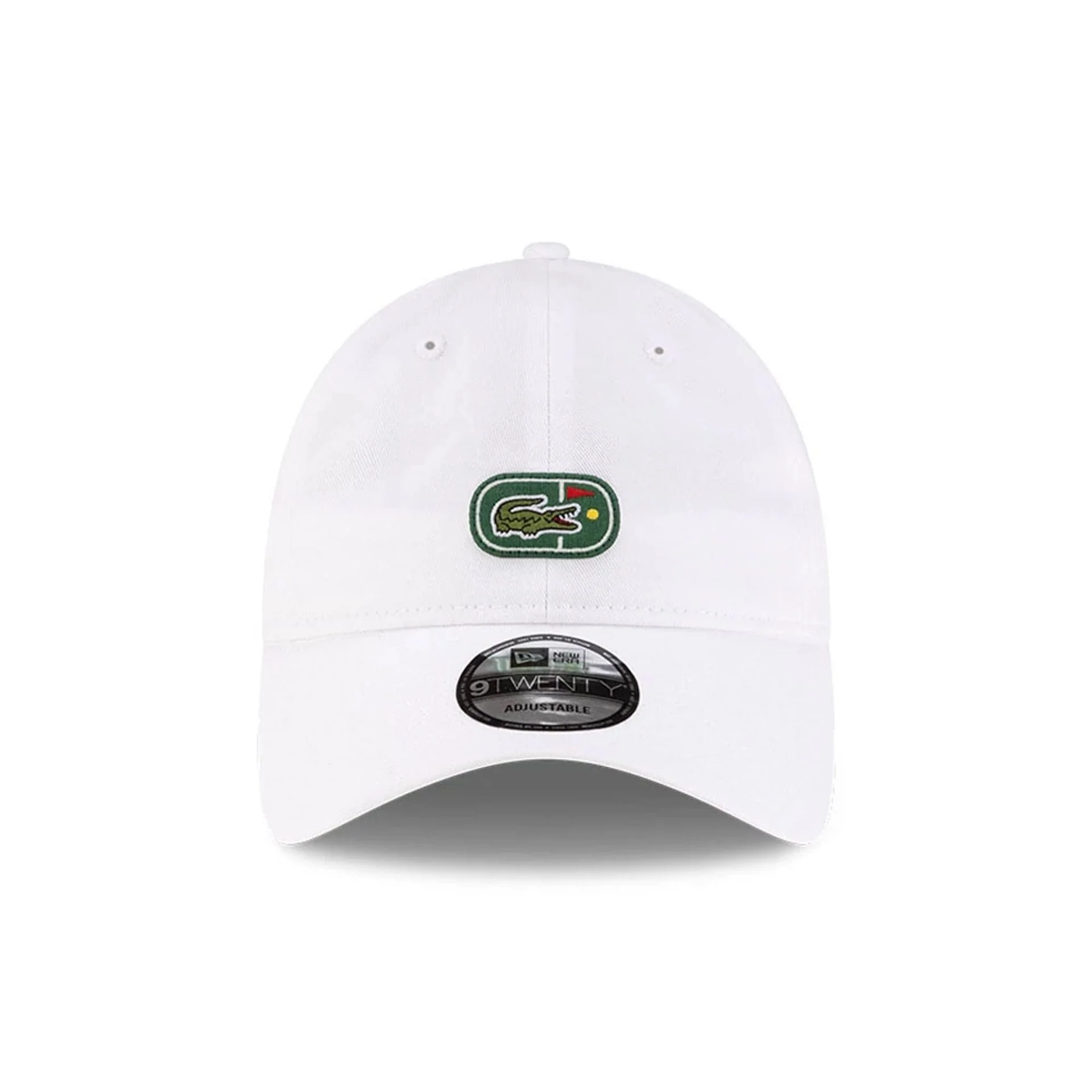 Lacoste X New Era White 9TWENTY Adjustable Cap - Image 3
