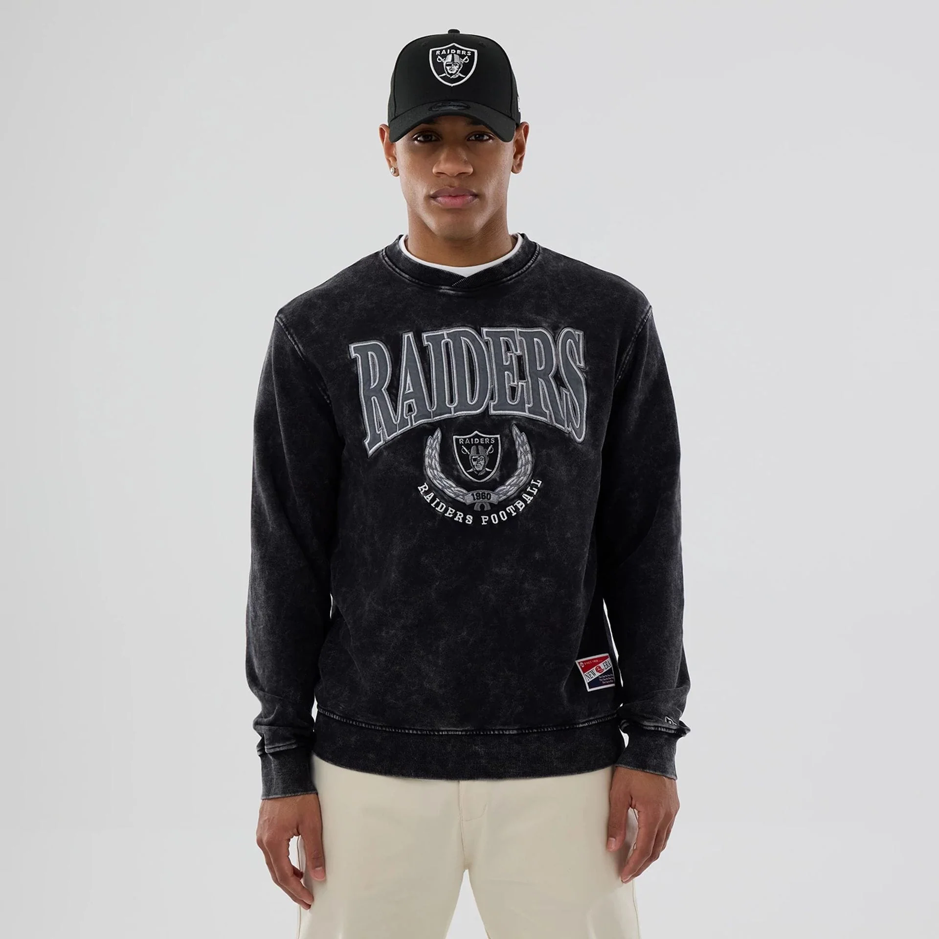 Las Vegas Raiders NFL Black Crew Neck Sweater