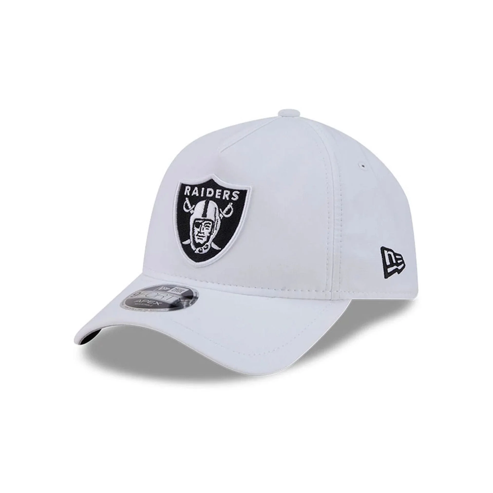 Las Vegas Raiders NFL Quickstrike White 9FORTY Apex Adjustable Cap