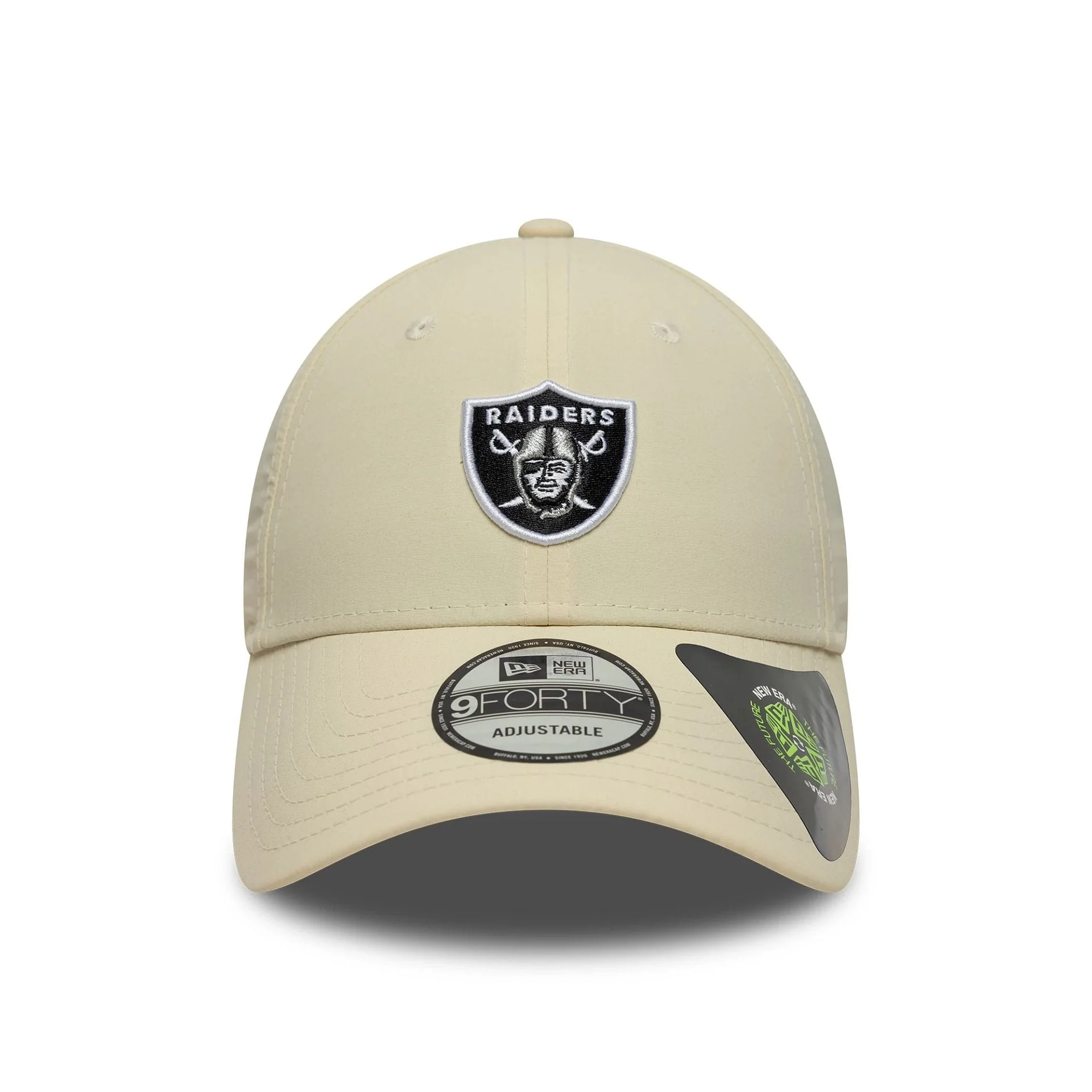 Las Vegas Raiders NFL Recycled Midi Cream 9FORTY Cap - Image 2