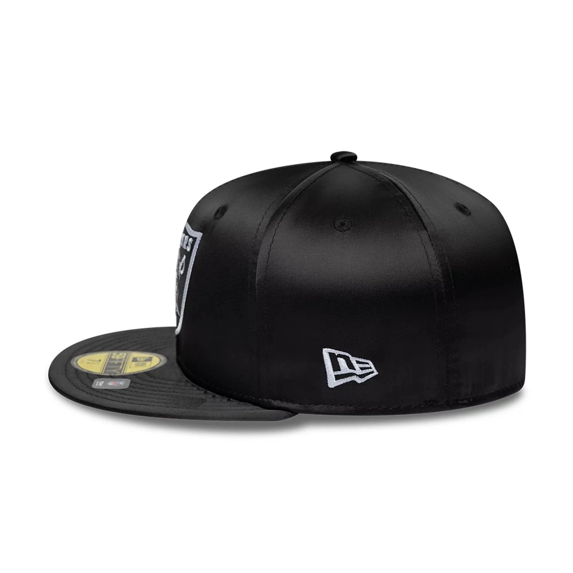 Las Vegas Raiders NFL Satin Black 59FIFTY Fitted Cap - Image 5