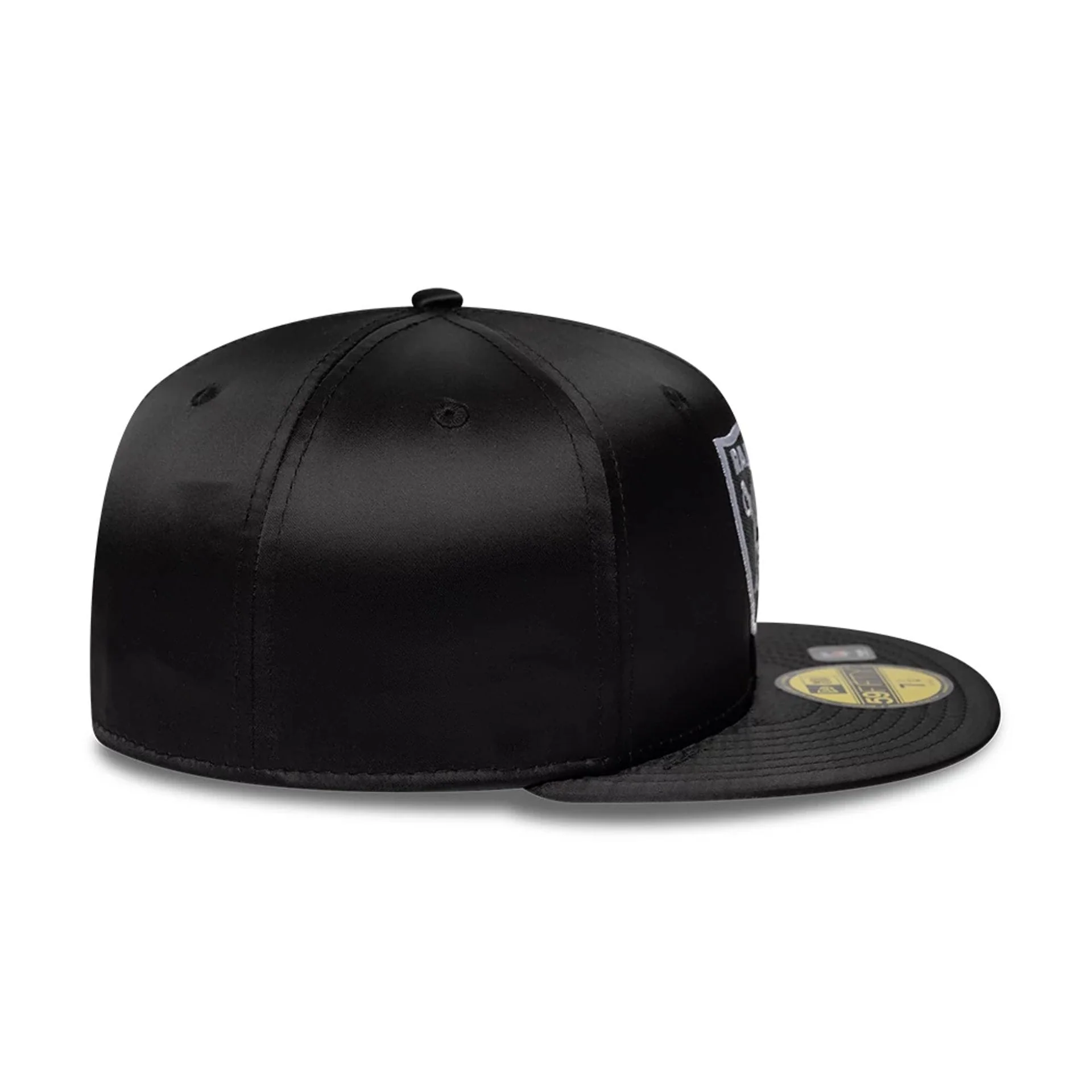 Las Vegas Raiders NFL Satin Black 59FIFTY Fitted Cap - Image 6