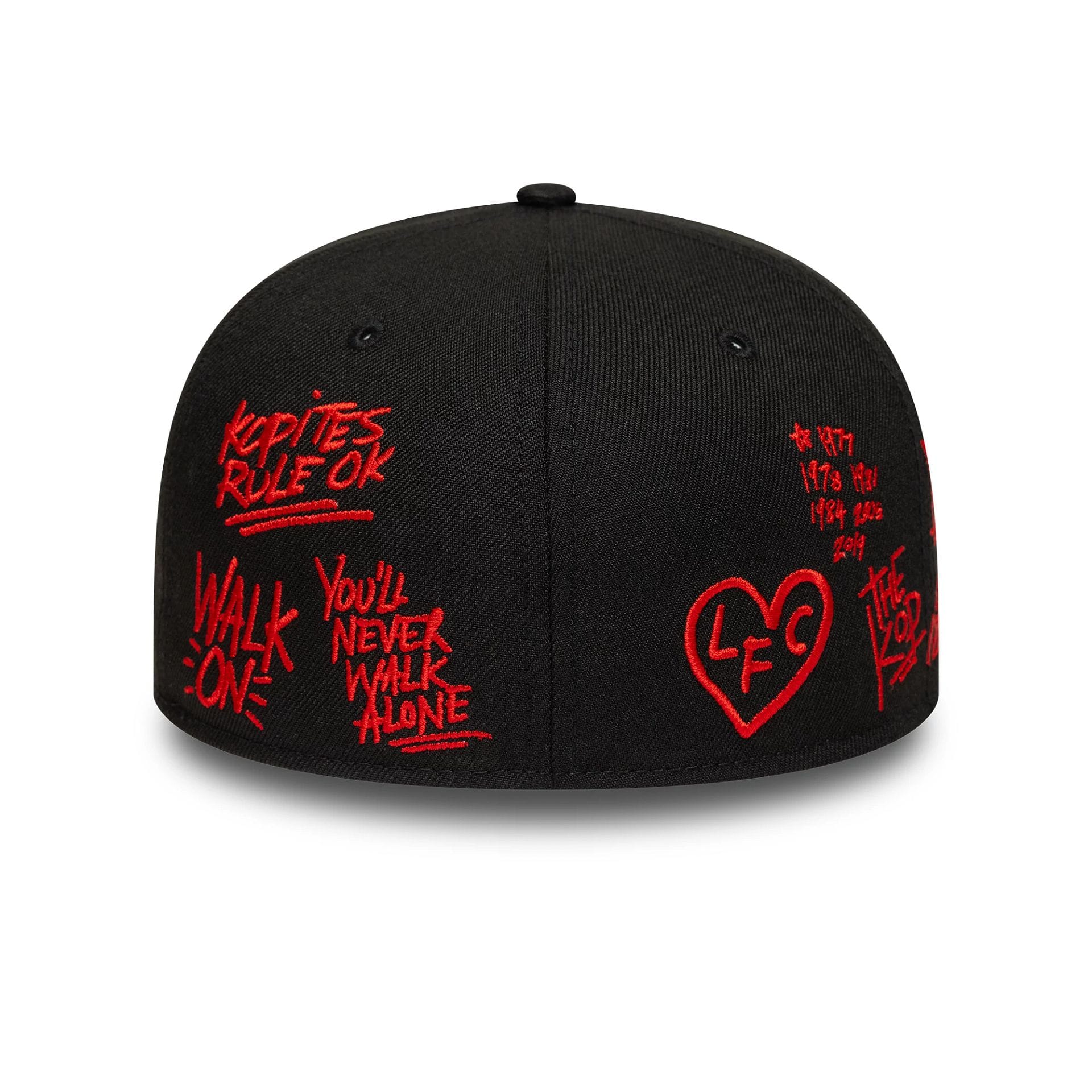 Liverpool FC Scribble Black 59FIFTY Fitted Cap - Image 5
