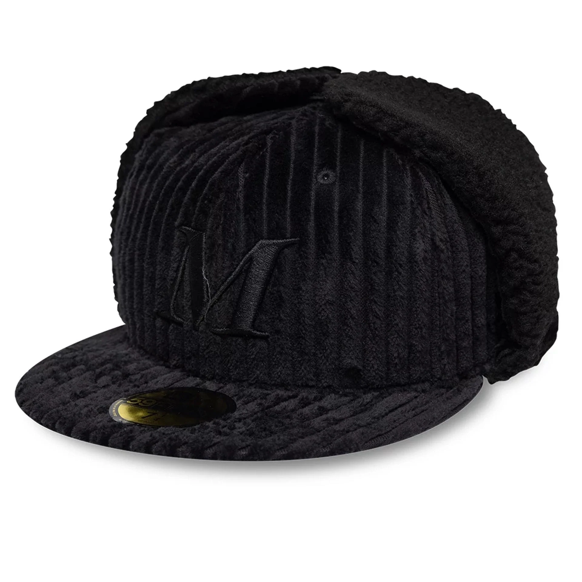 Mains X New Era Cord Black Dogear 59FIFTY Fitted Cap