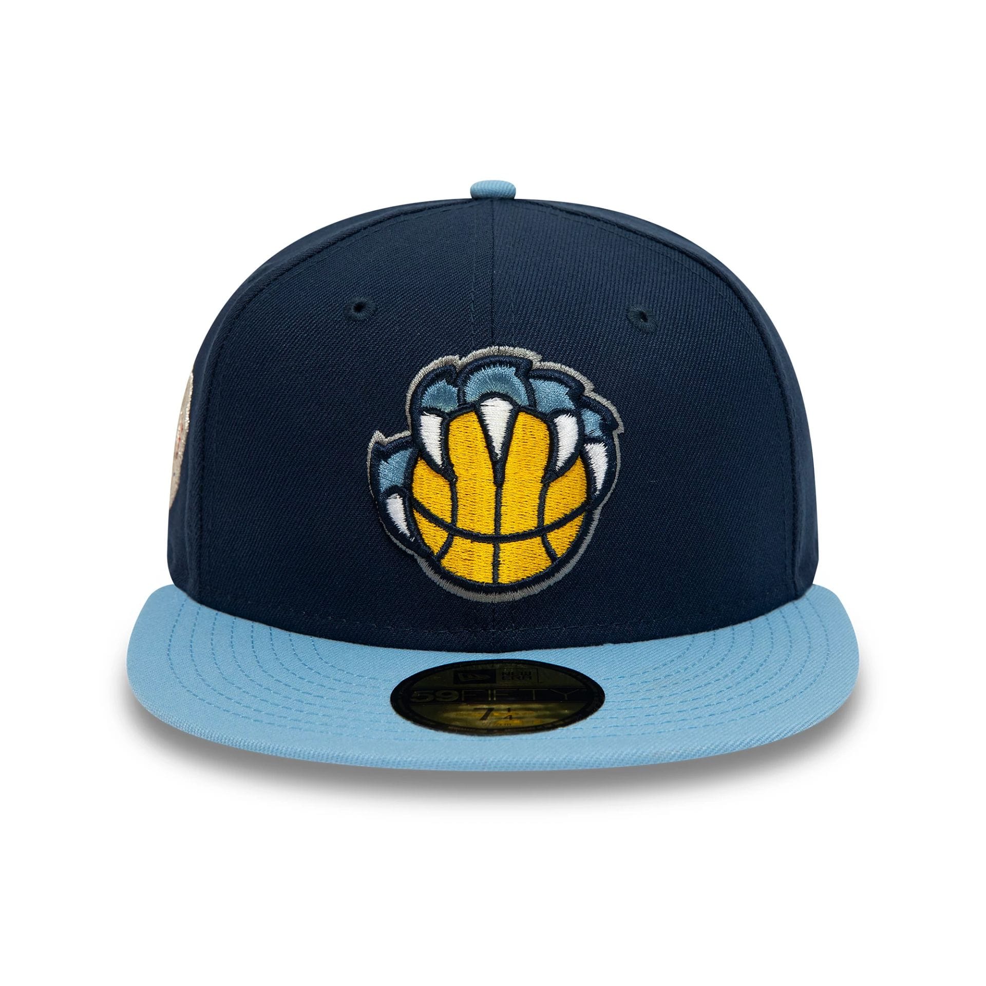 Memphis Grizzlies NBA Side Patch Dark Blue 59FIFTY Fitted Cap - Image 3