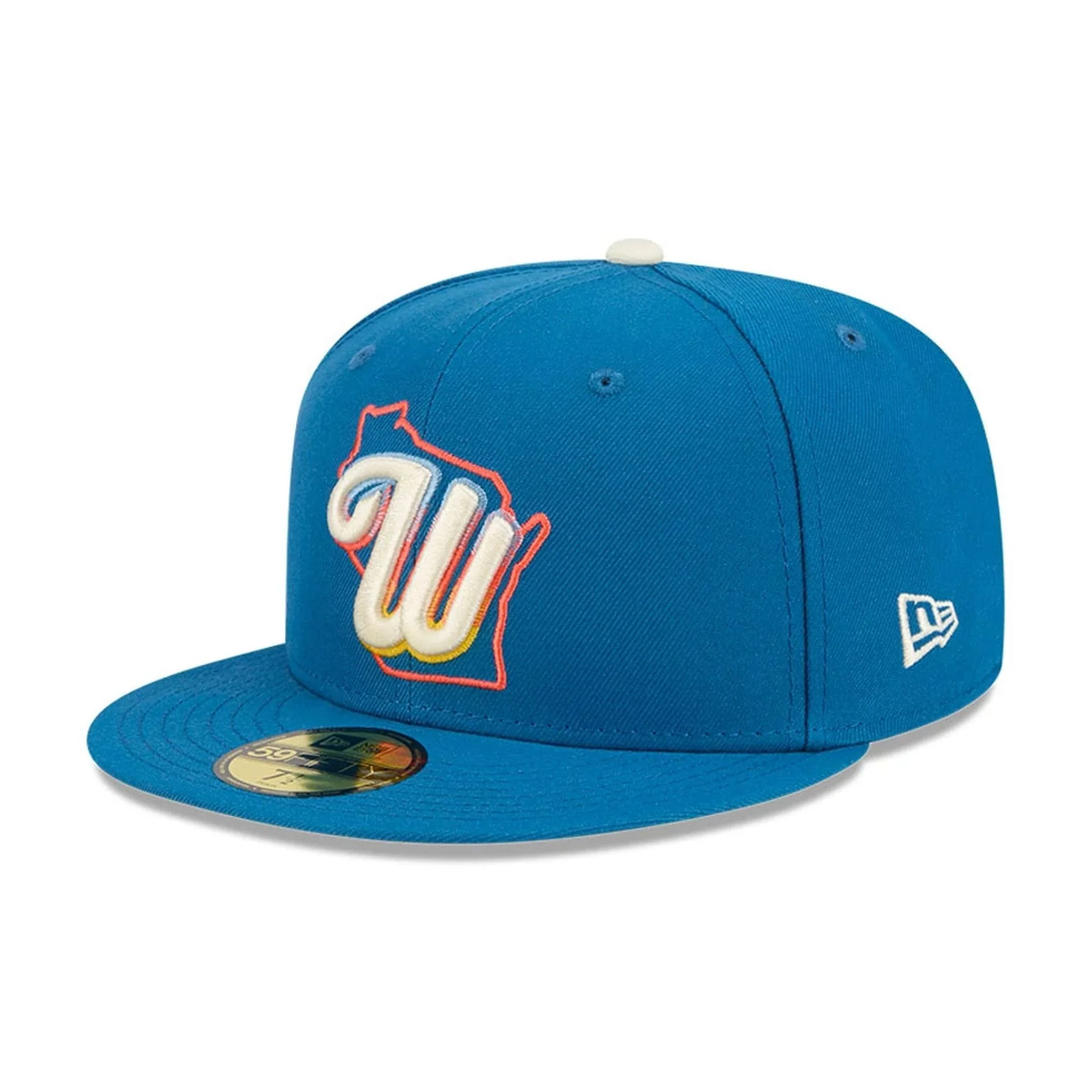 Milwaukee Brewers MLB City Connect Blue 59FIFTY Fitted Cap