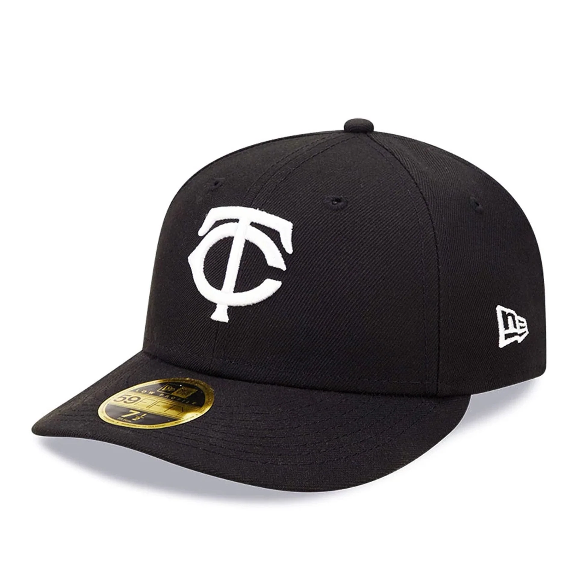 Minnesota Twins MLB Black Low Profile 59FIFTY Fitted Cap