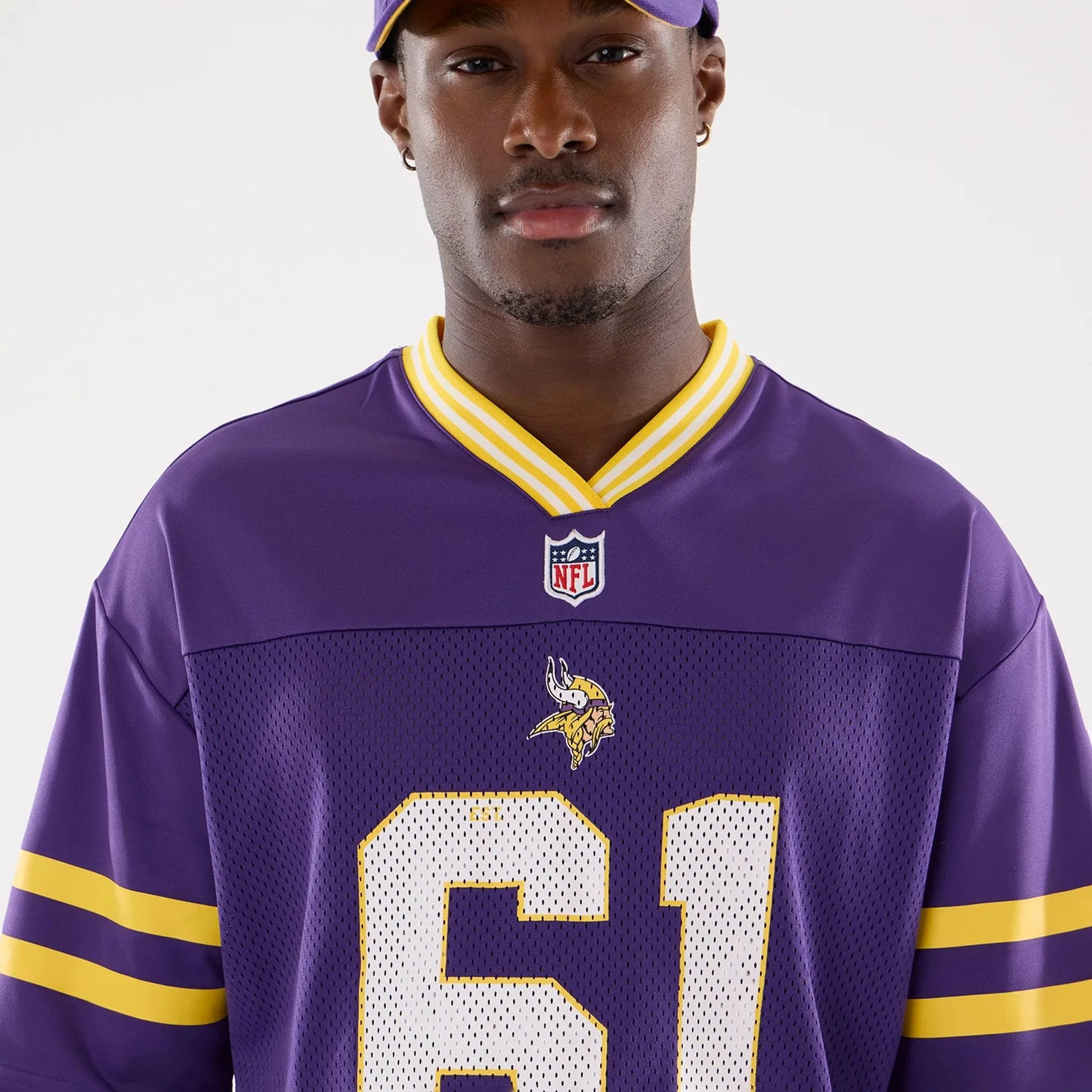 Minnesota Vikings NFL Mesh Purple Mesh Jersey - Image 5