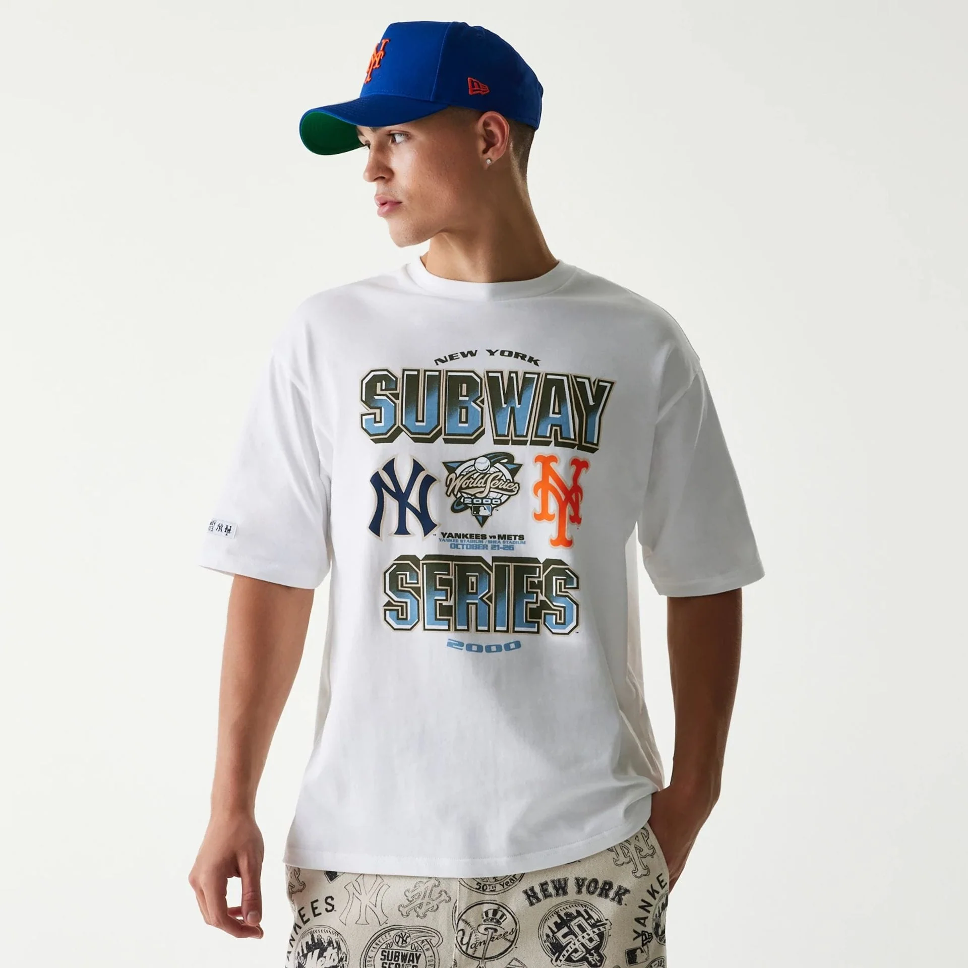MLB Subway Series White Oversized T-Shirt