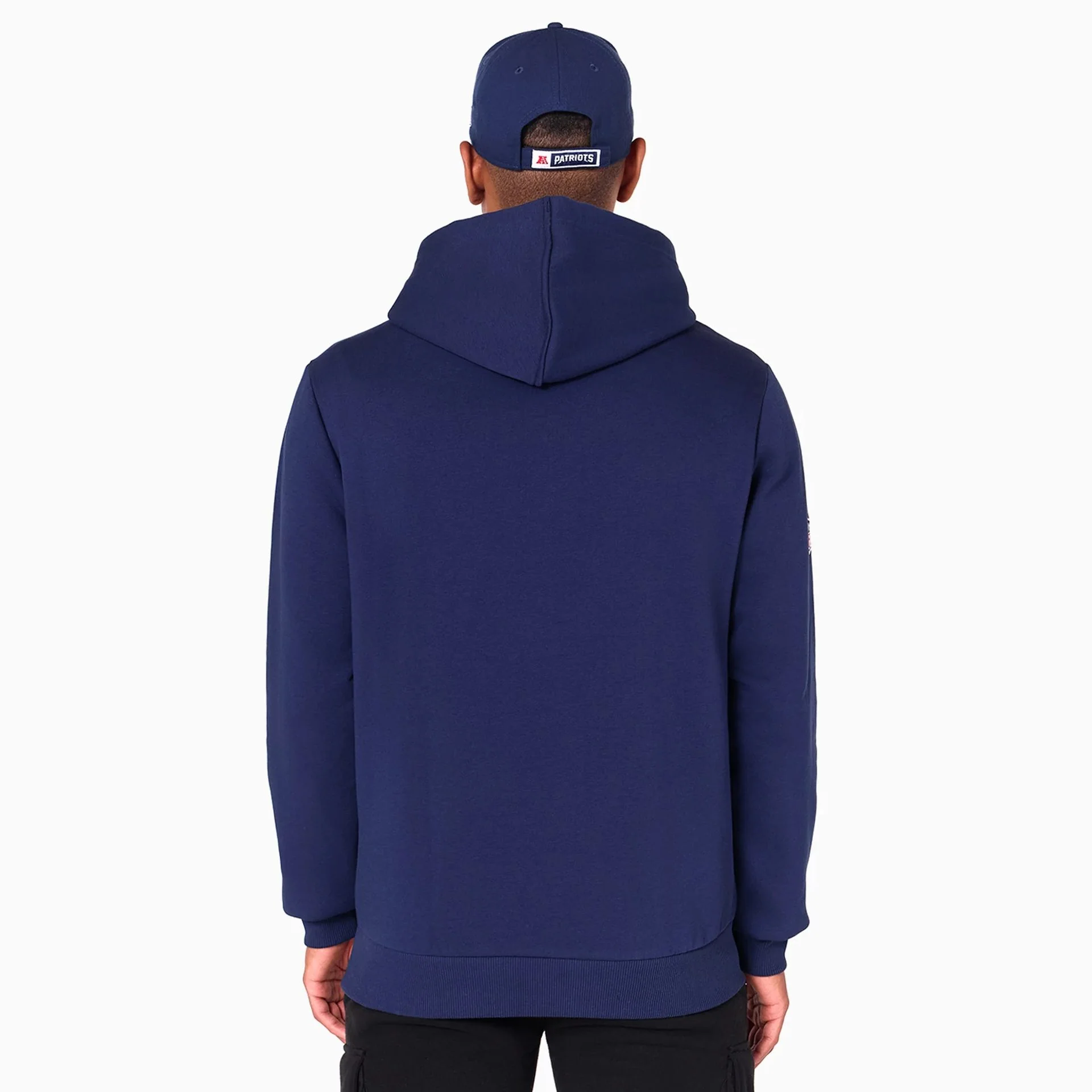 New England Patriots NFL Navy Pullover Hoodie - Image 7