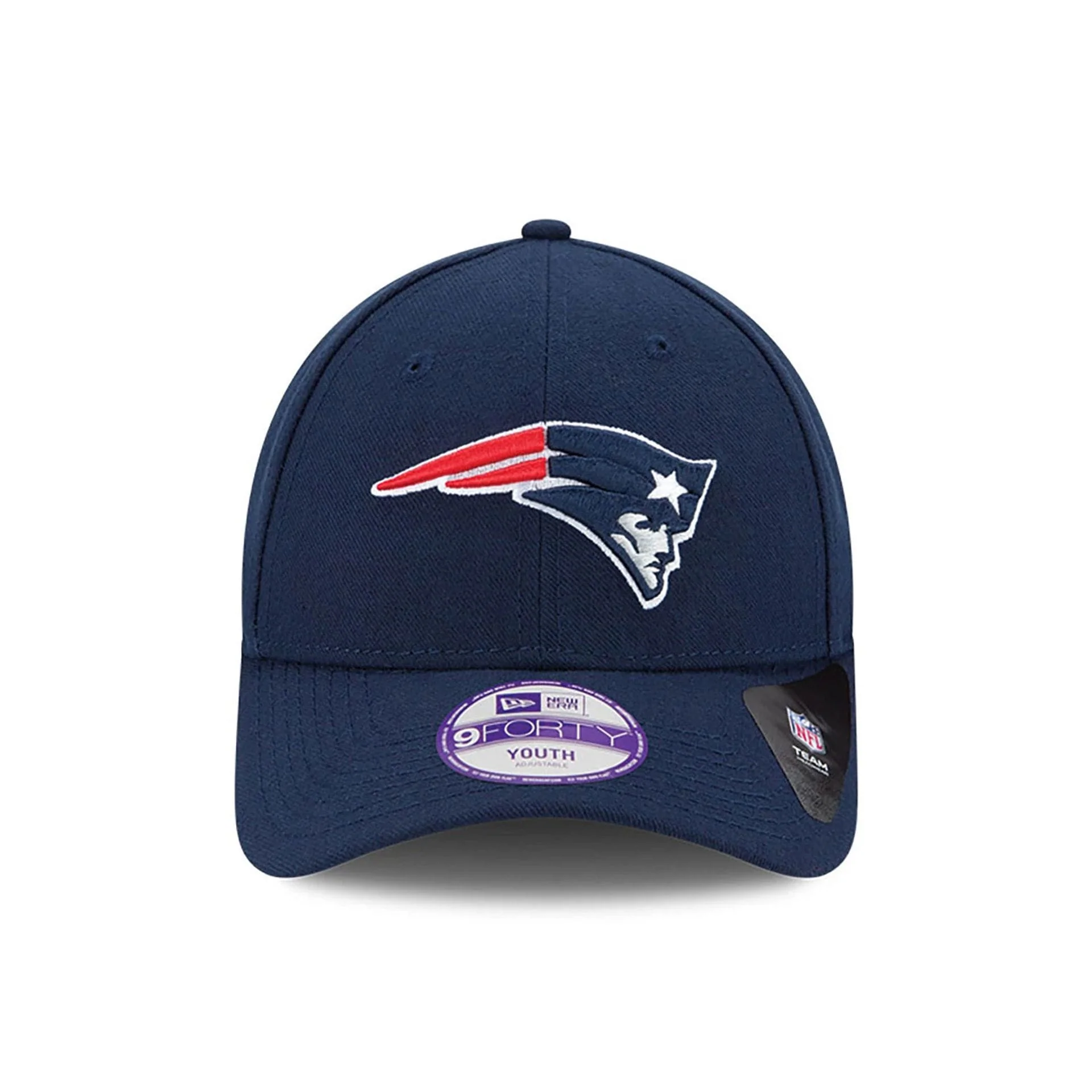 New England Patriots Youth The League Dark Blue 9FORTY Adjustable Cap - Image 2